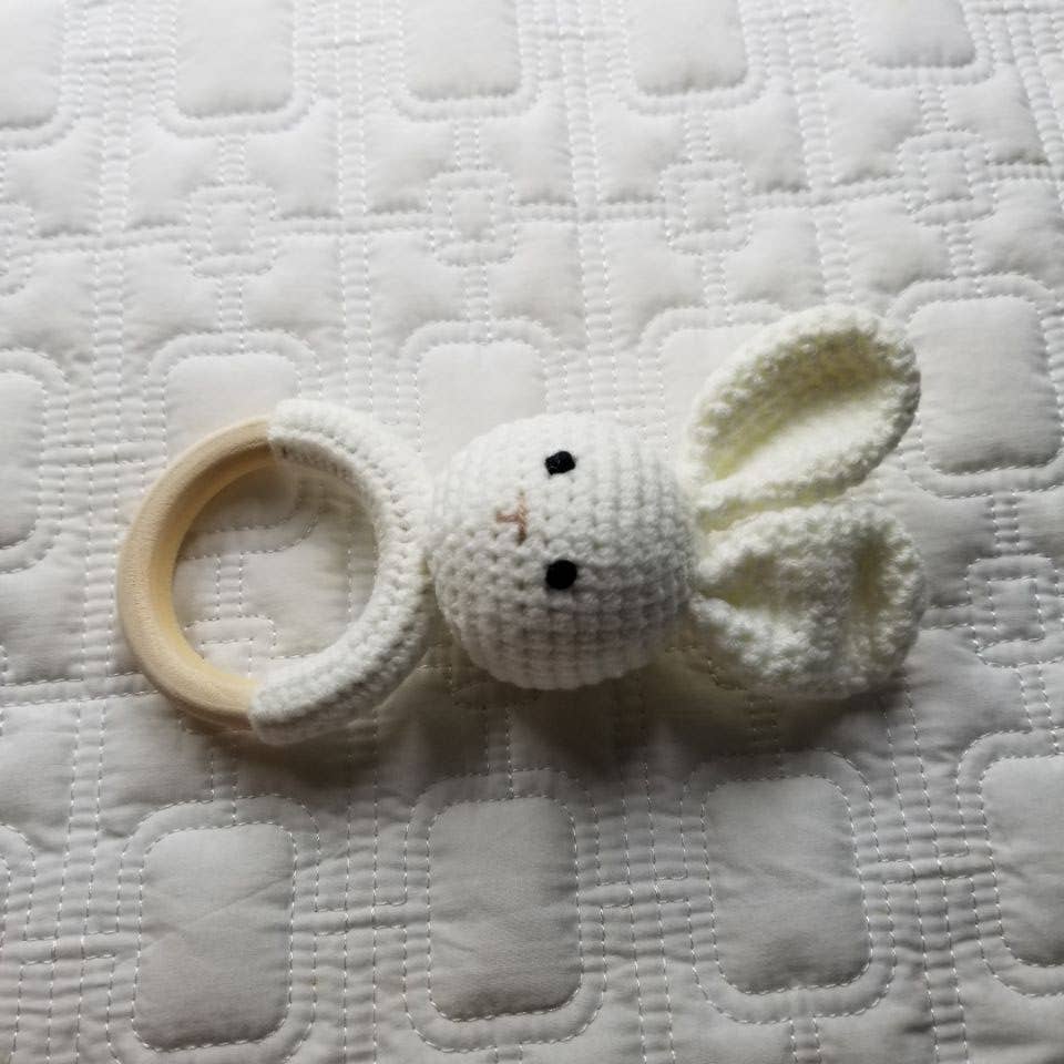 Bunny Crochet Rattle