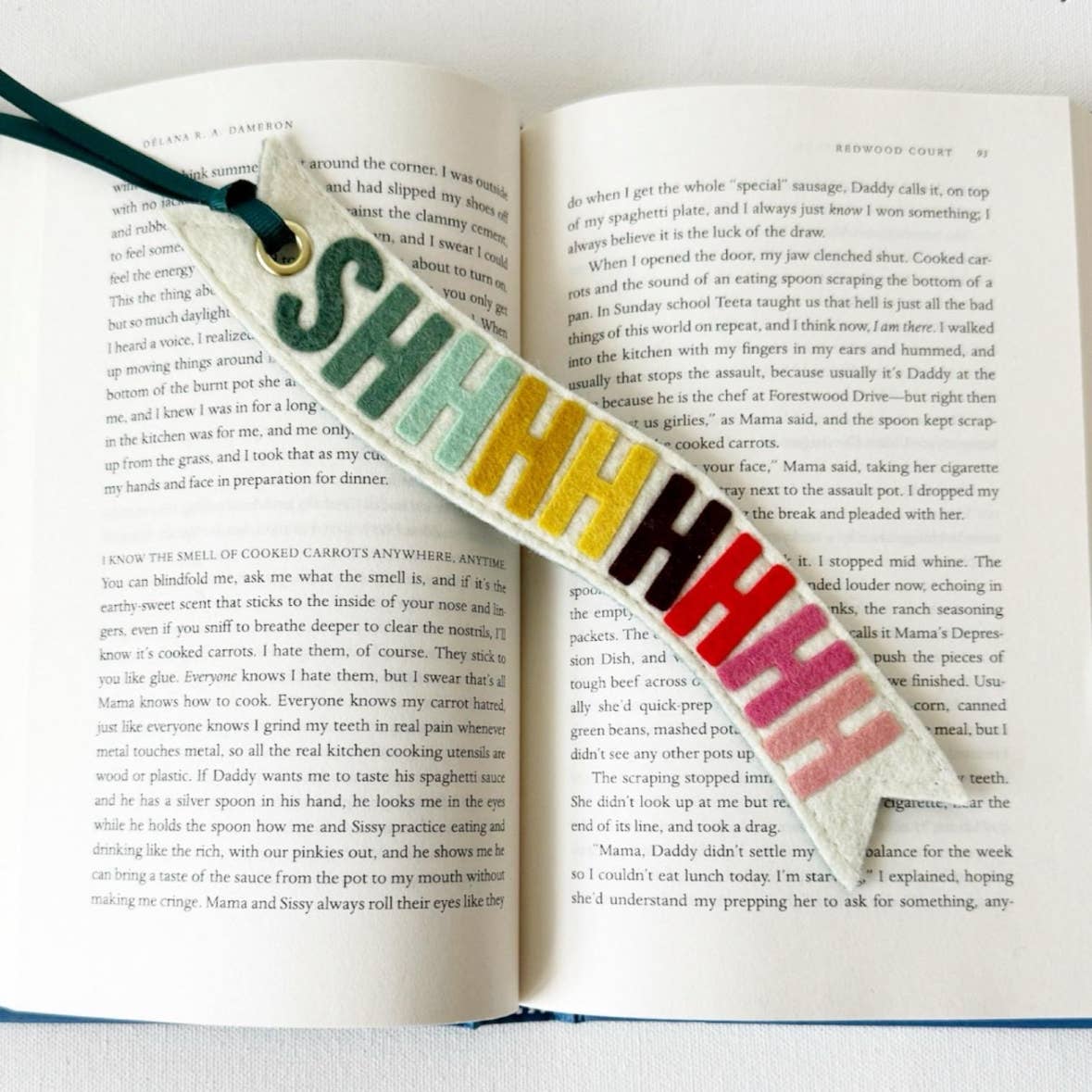 Shhhh… Felt Bookmark