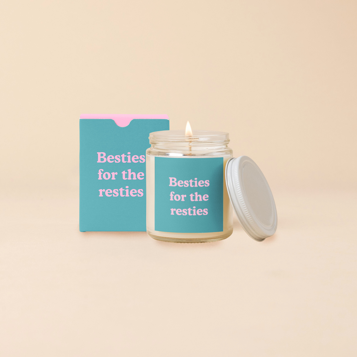 Color Block Gift Candle