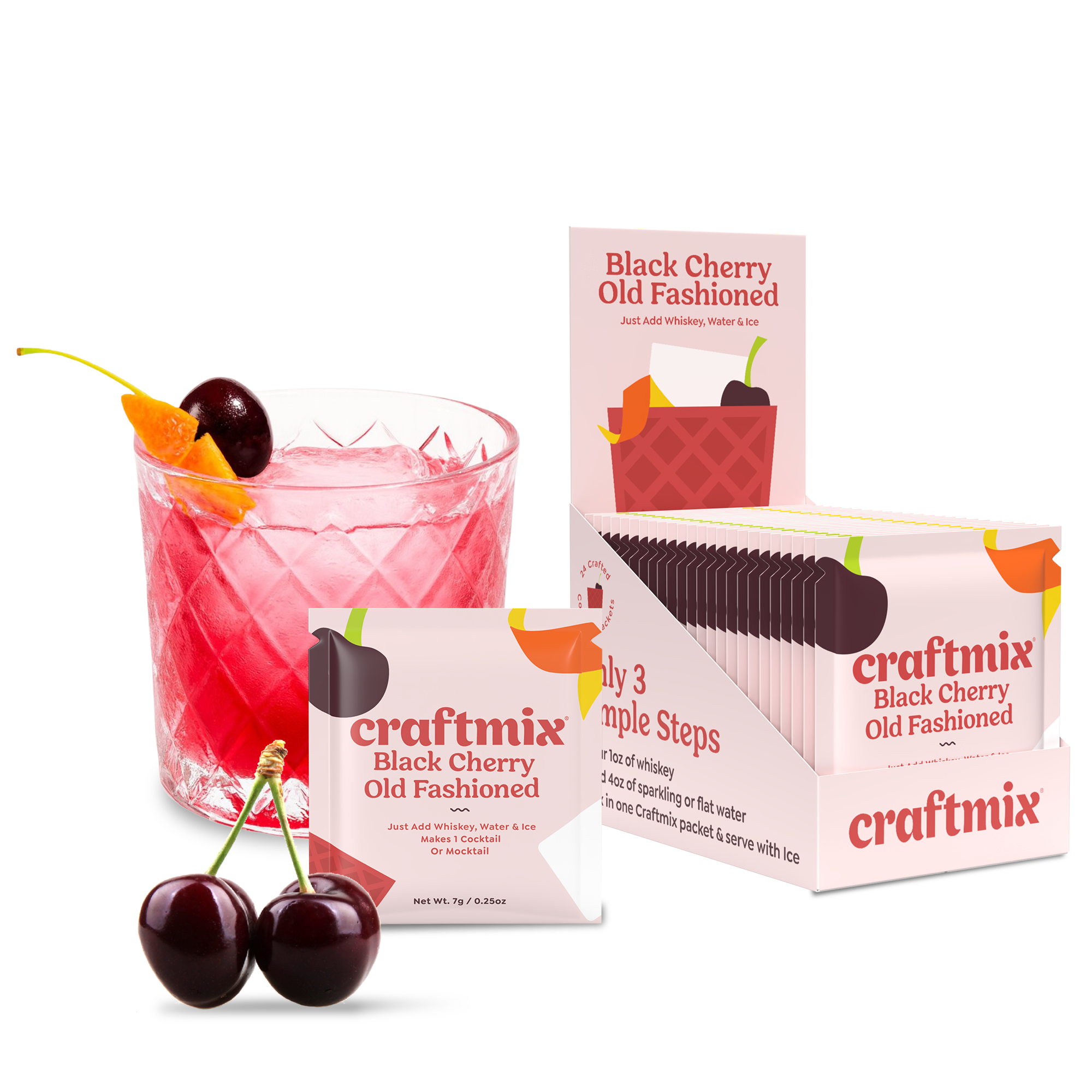 Black Cherry Old Fashioned Cocktail Mix