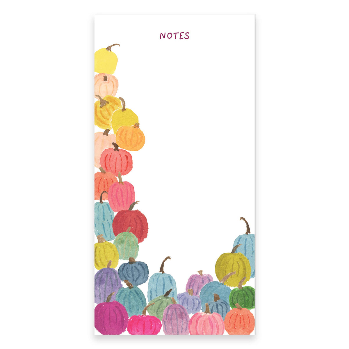 Colorful Pumpkin Notepad