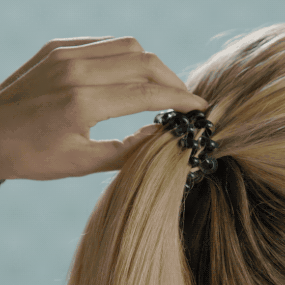 Washed Denim Hair Ties