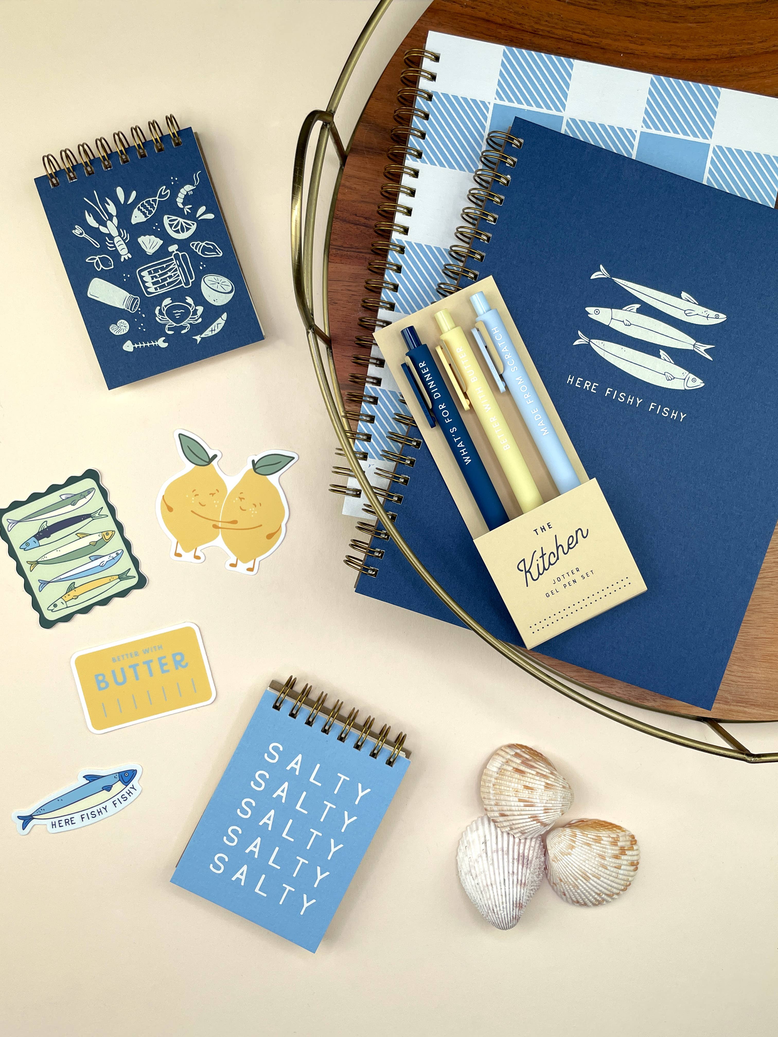 Kitchen Jotter Gel Pen