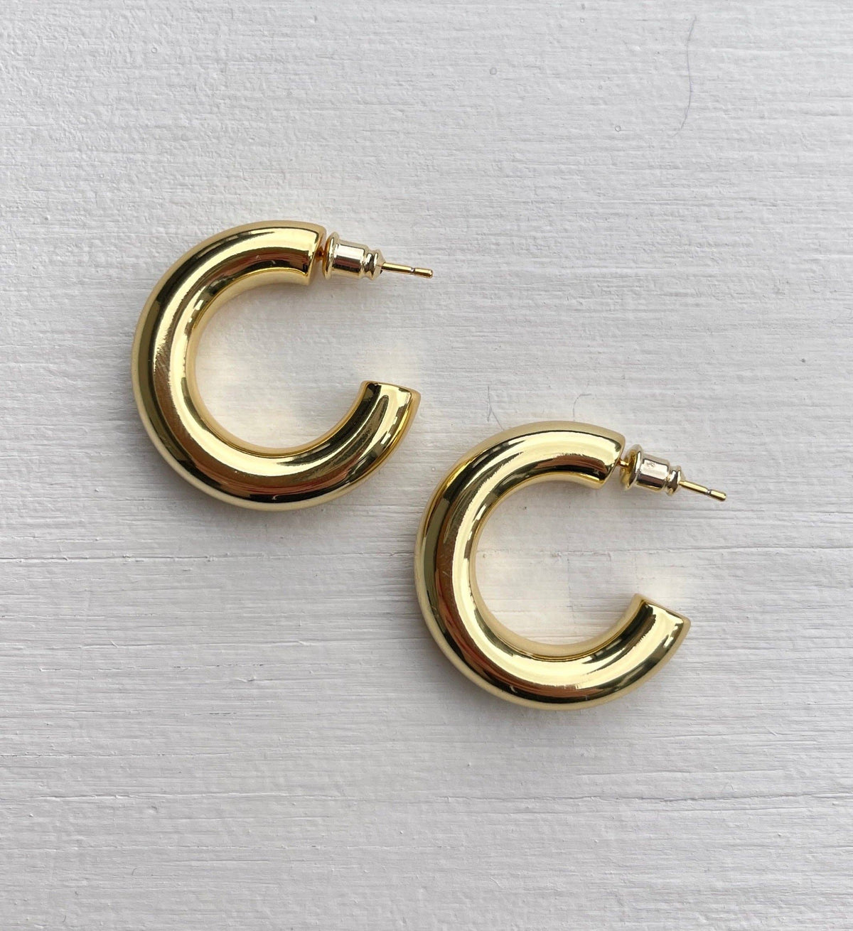 Chunky Gold Hoops