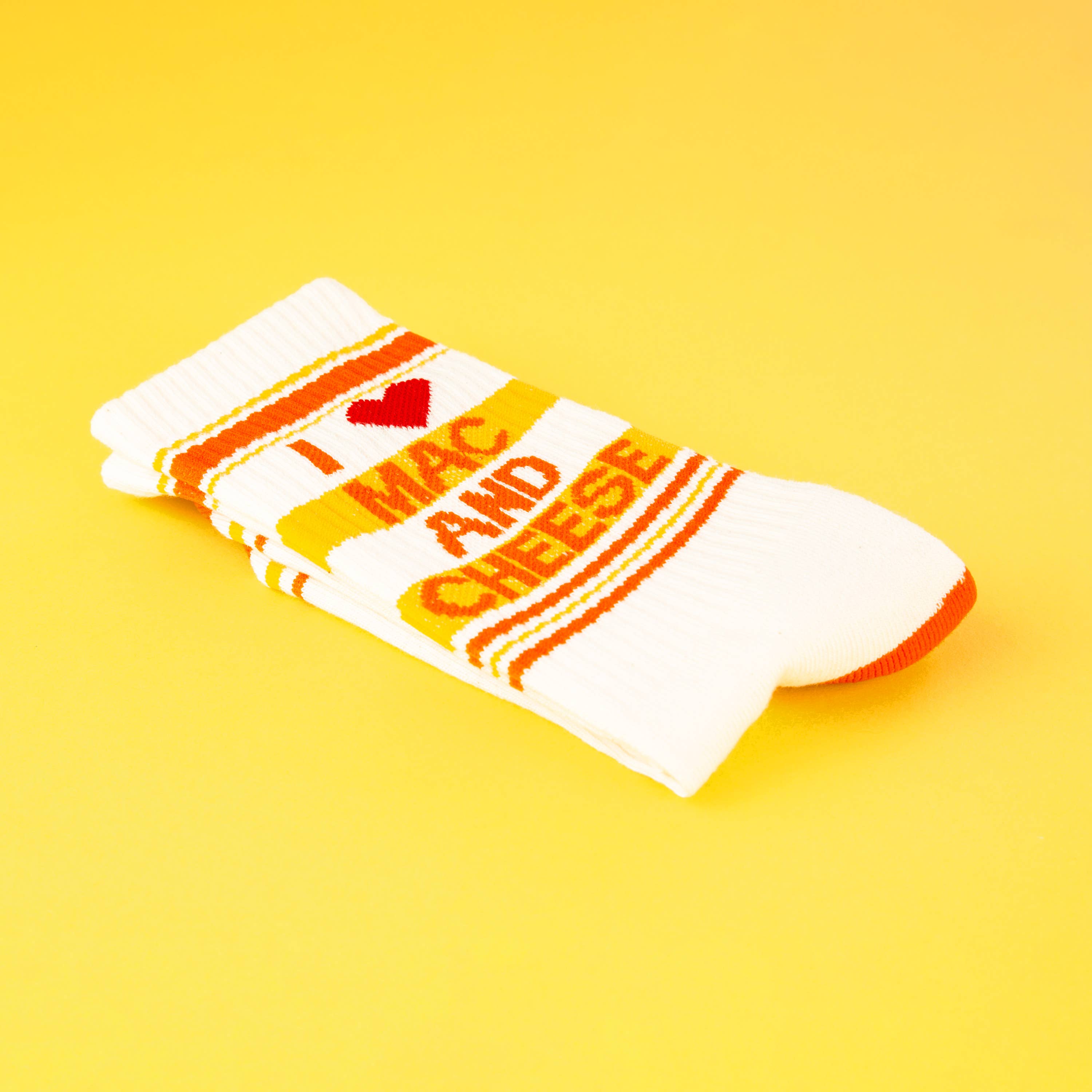 I ❤️ Mac N Cheese Socks