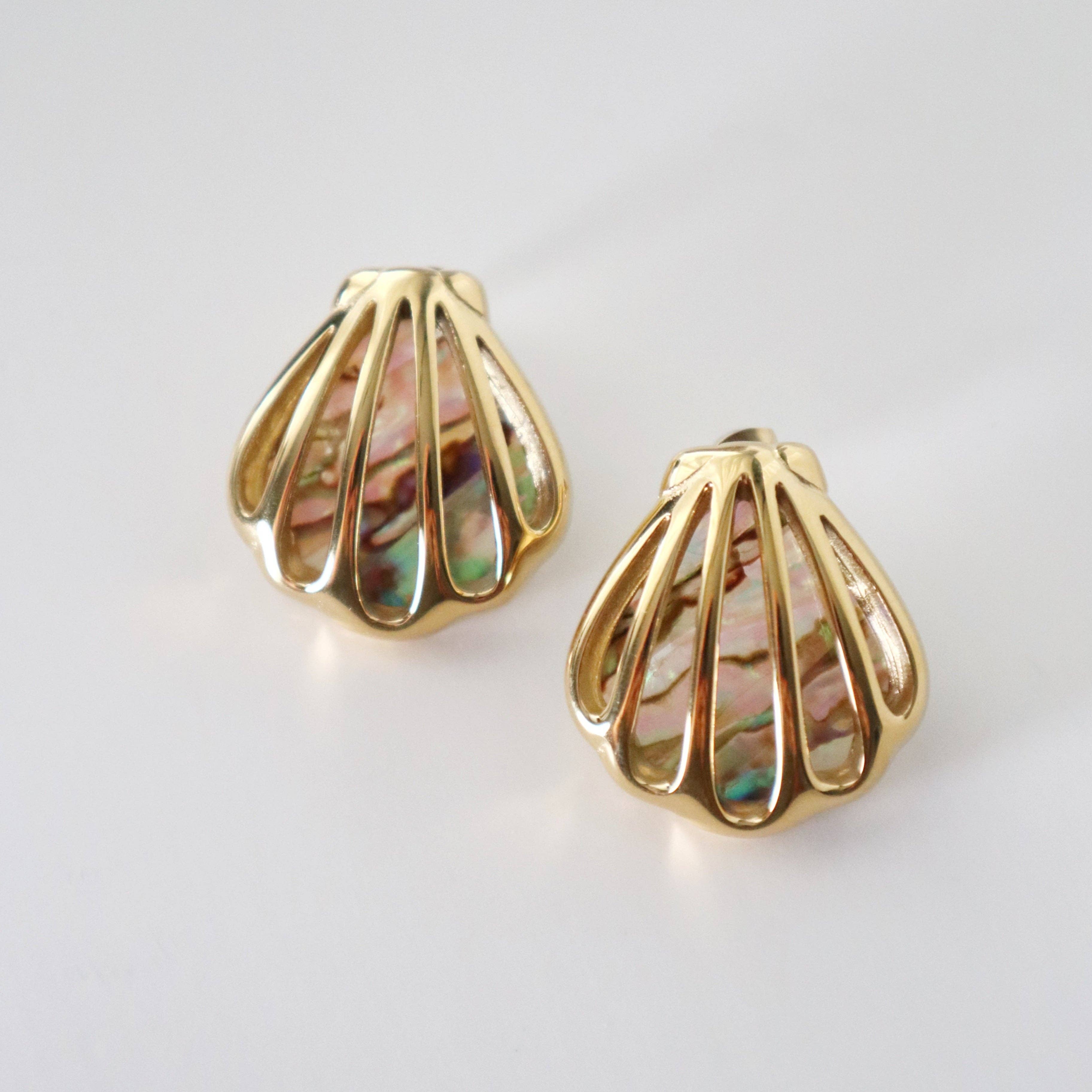 Aurora Seashell Earrings