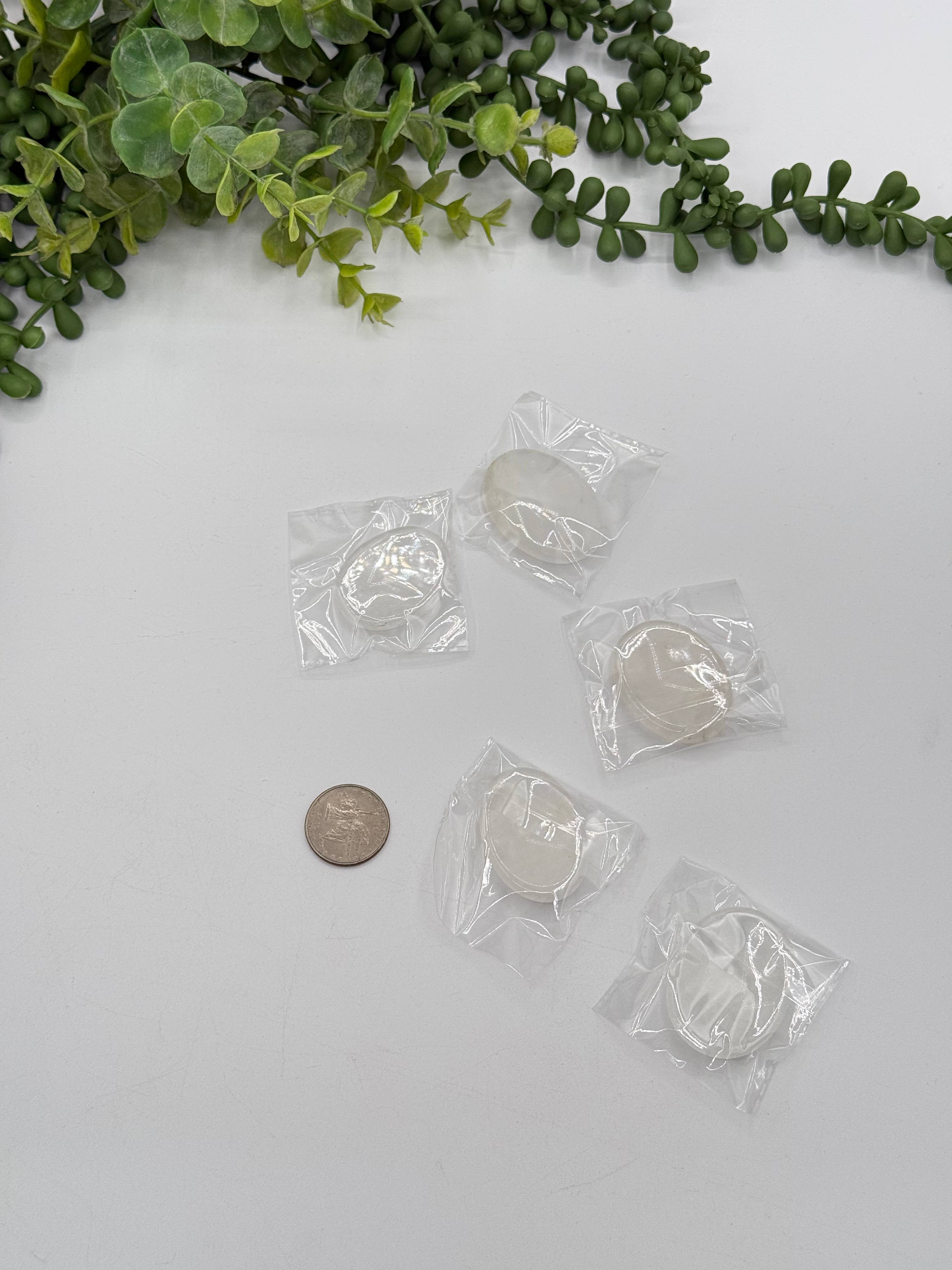 Clear Quartz Worry Stone