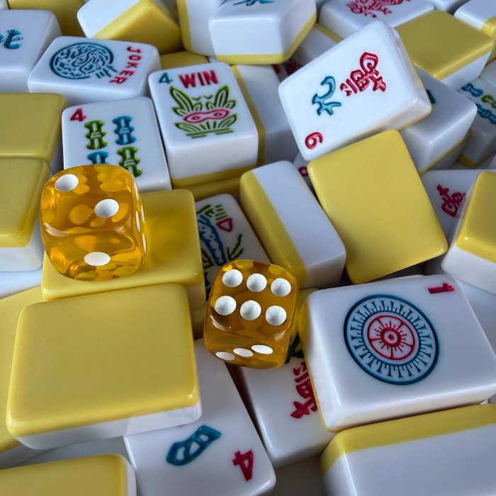 Lemon Lime Mahjong Mat