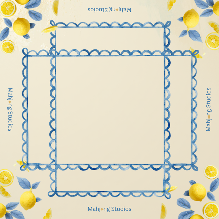 Lemon Lime Mahjong Mat