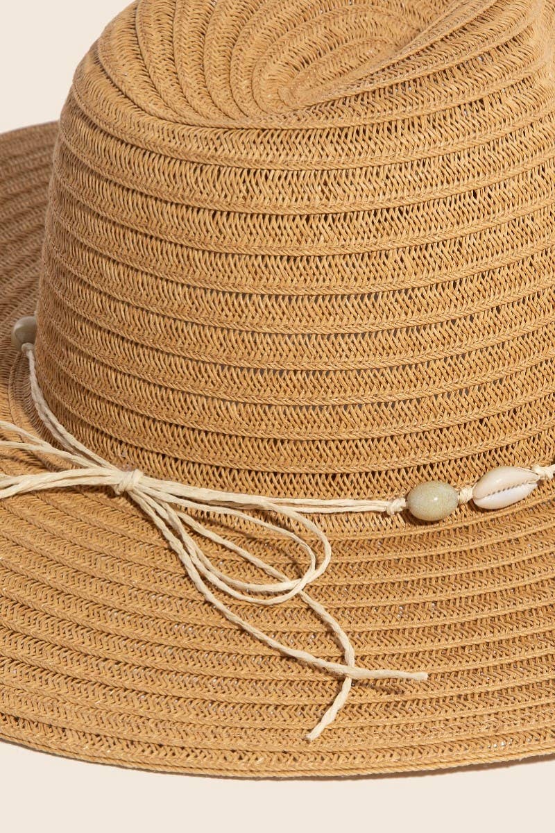 Sea Shell Straw Hat