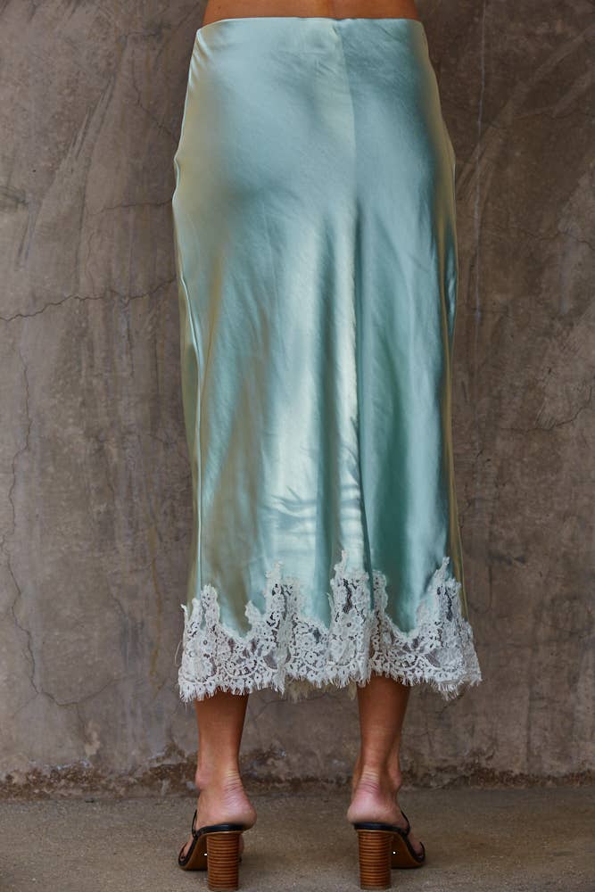 Minty Midi Skirt