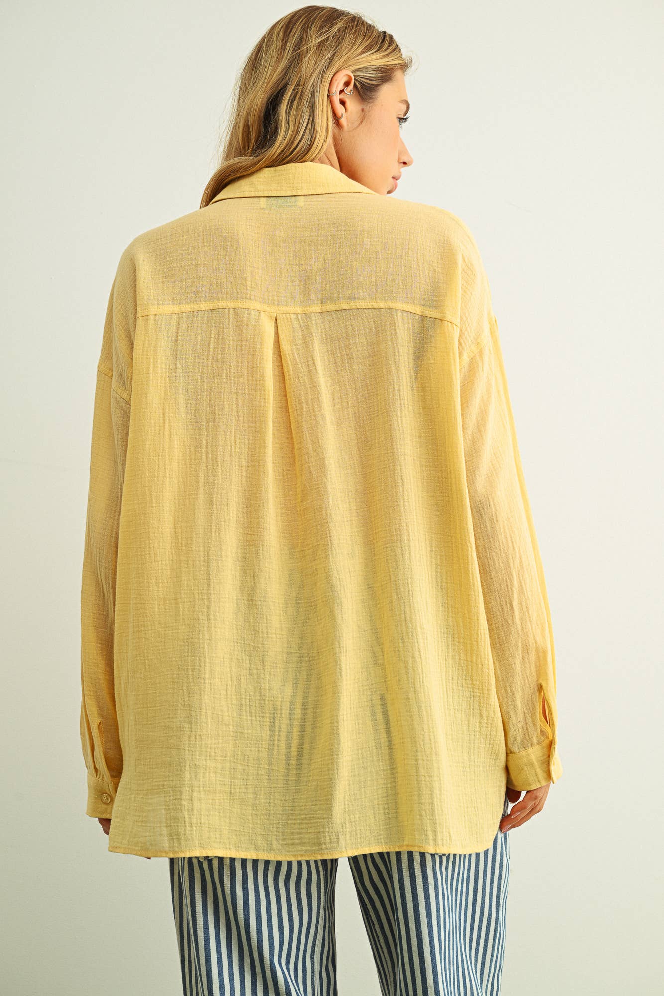 Banana Button Down