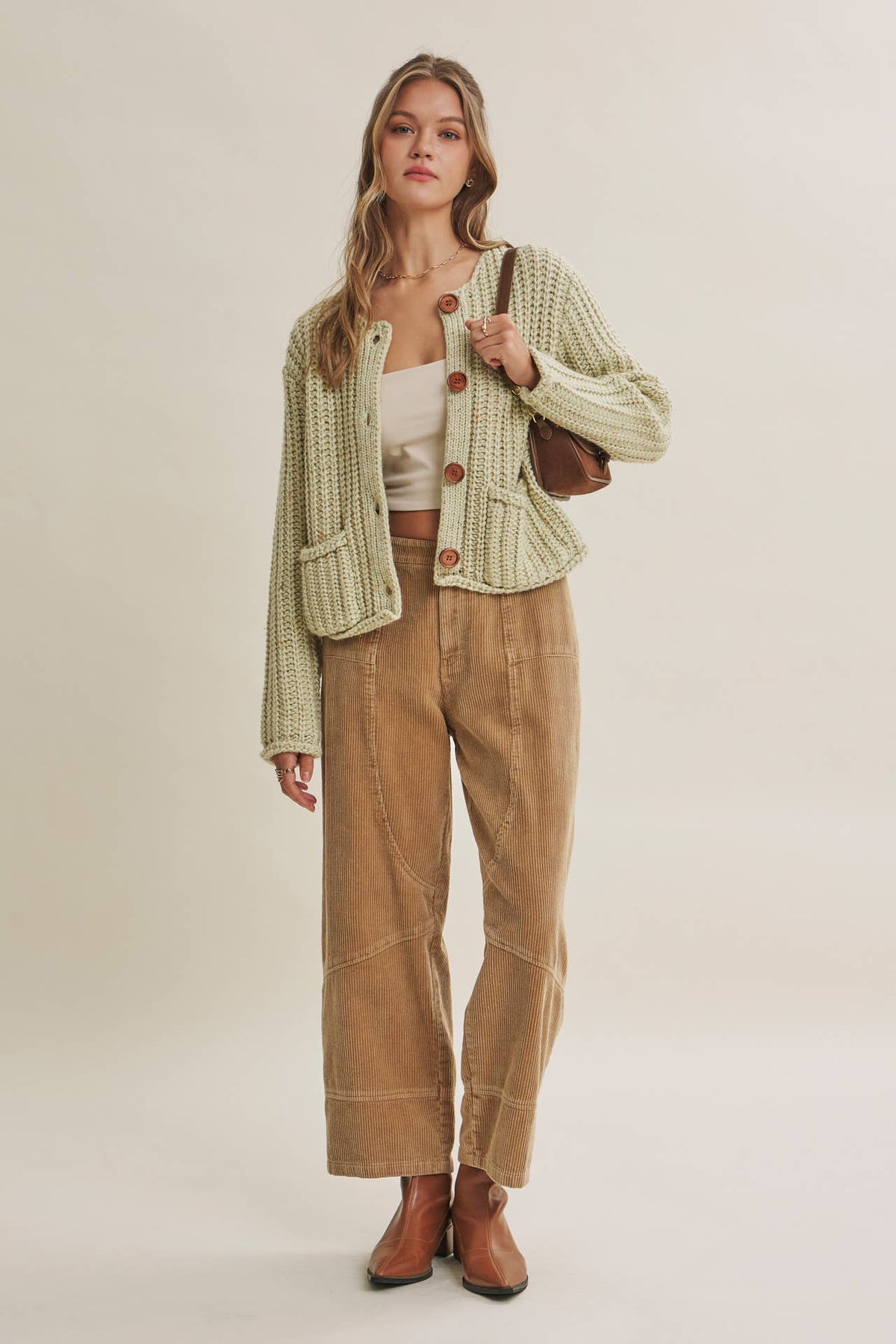 Speckled Apple Cardigan