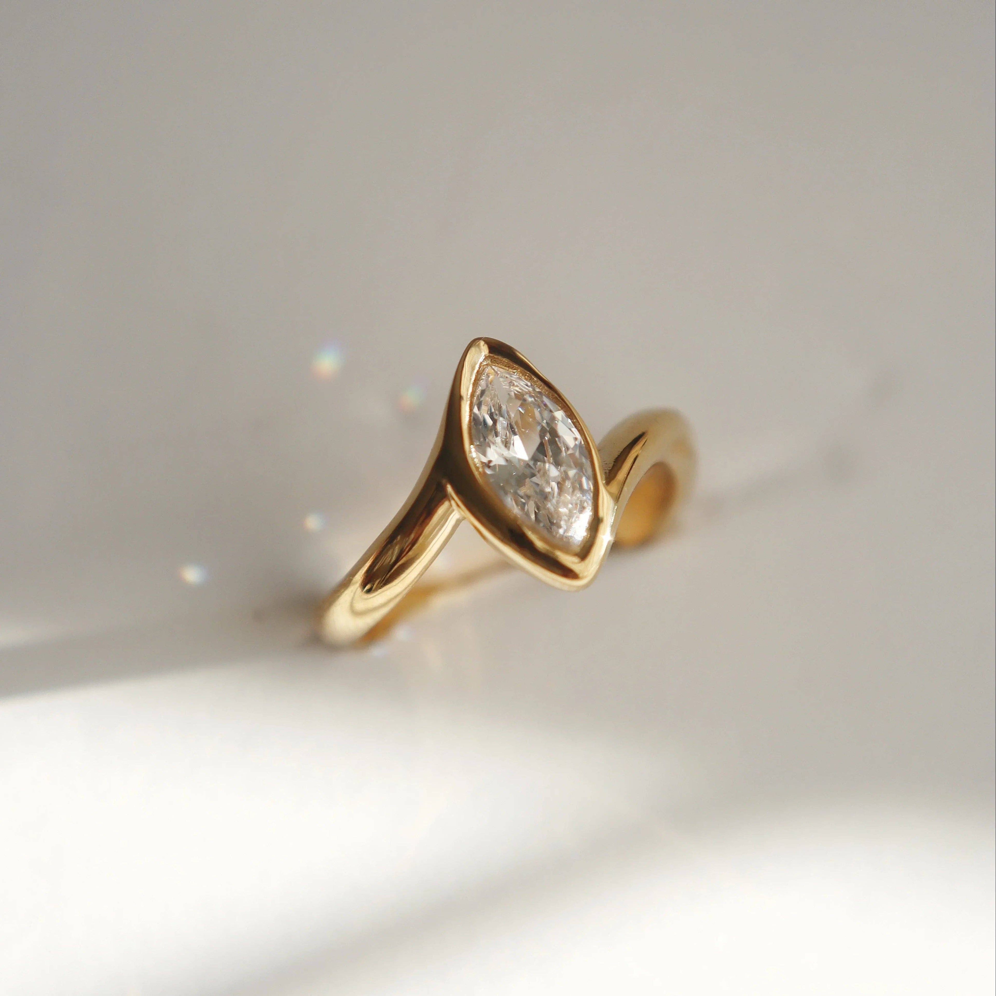 Marielle Marquise Ring | Zirconia Ring