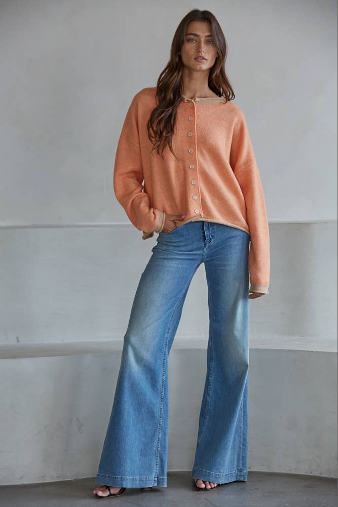 Creamsicle Classic Cardigan