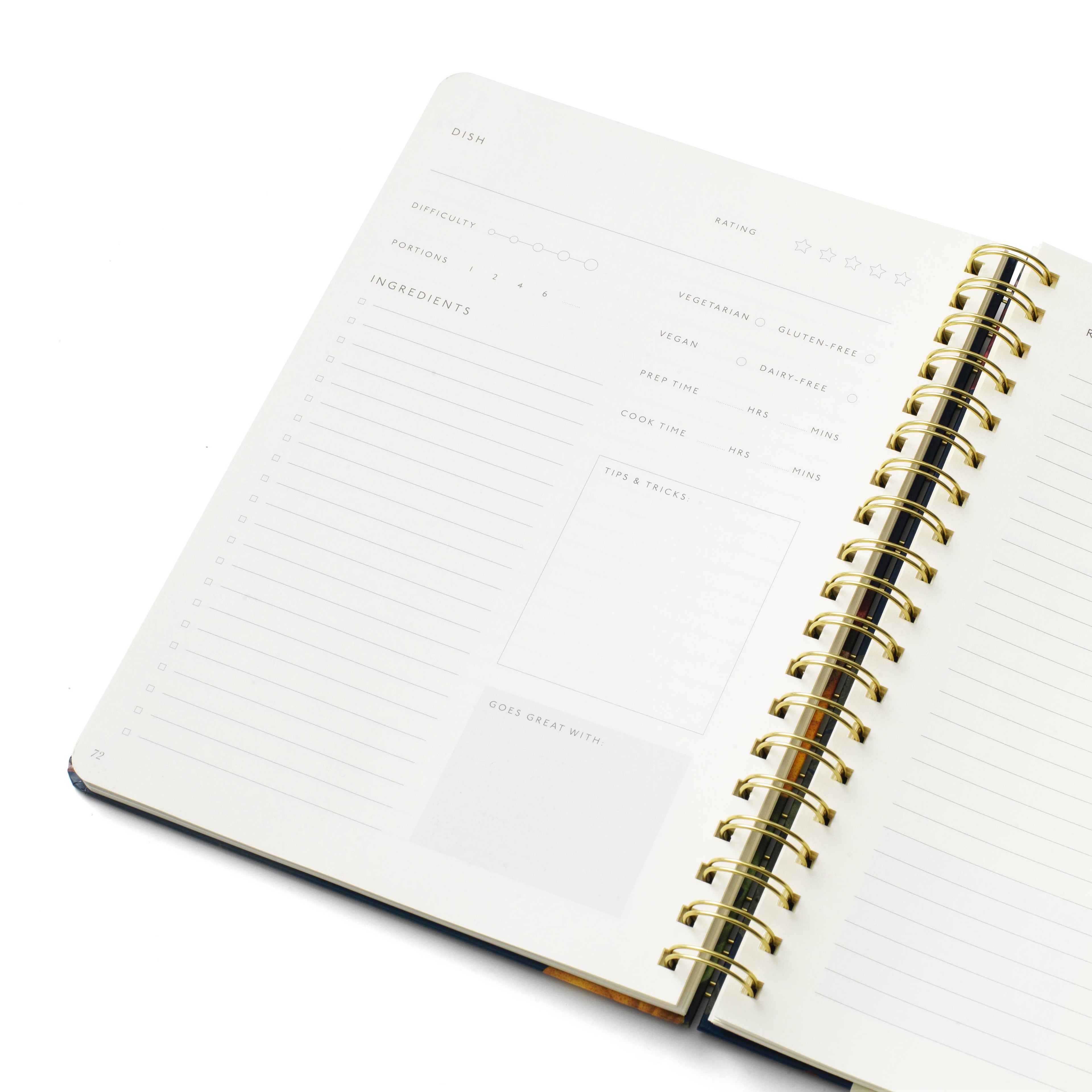 Tuscany Recipe Journal