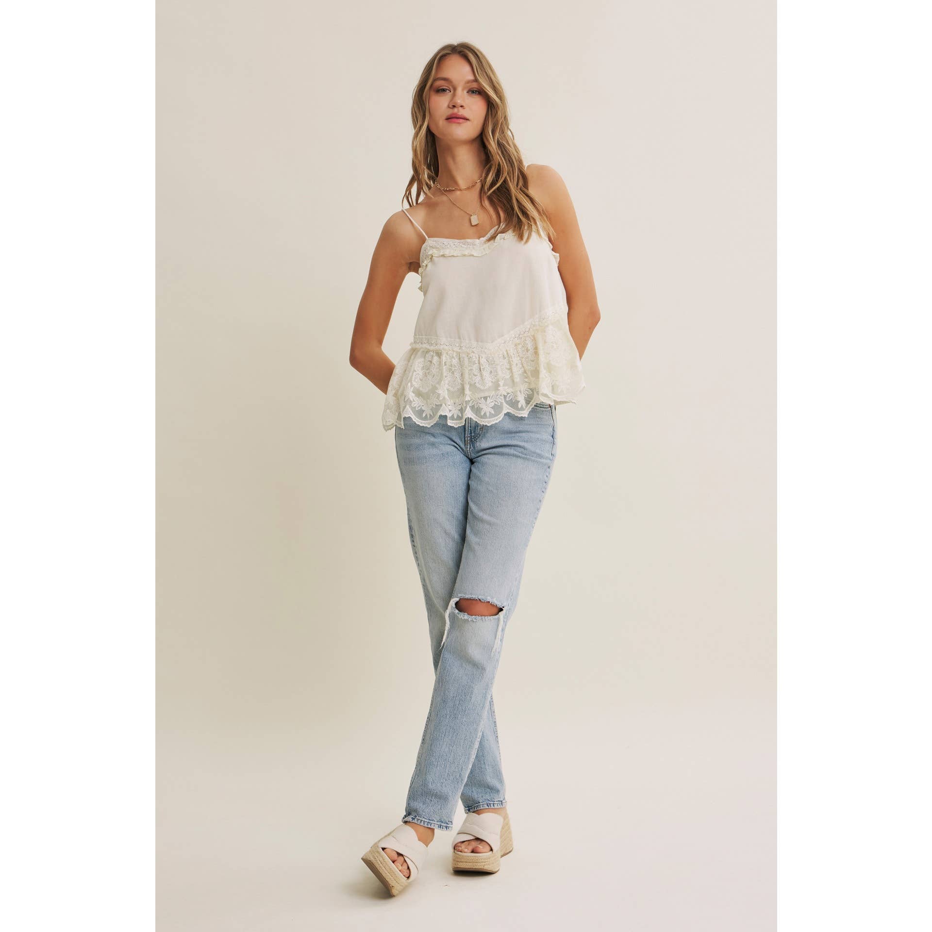 Garden Air Lace Tank