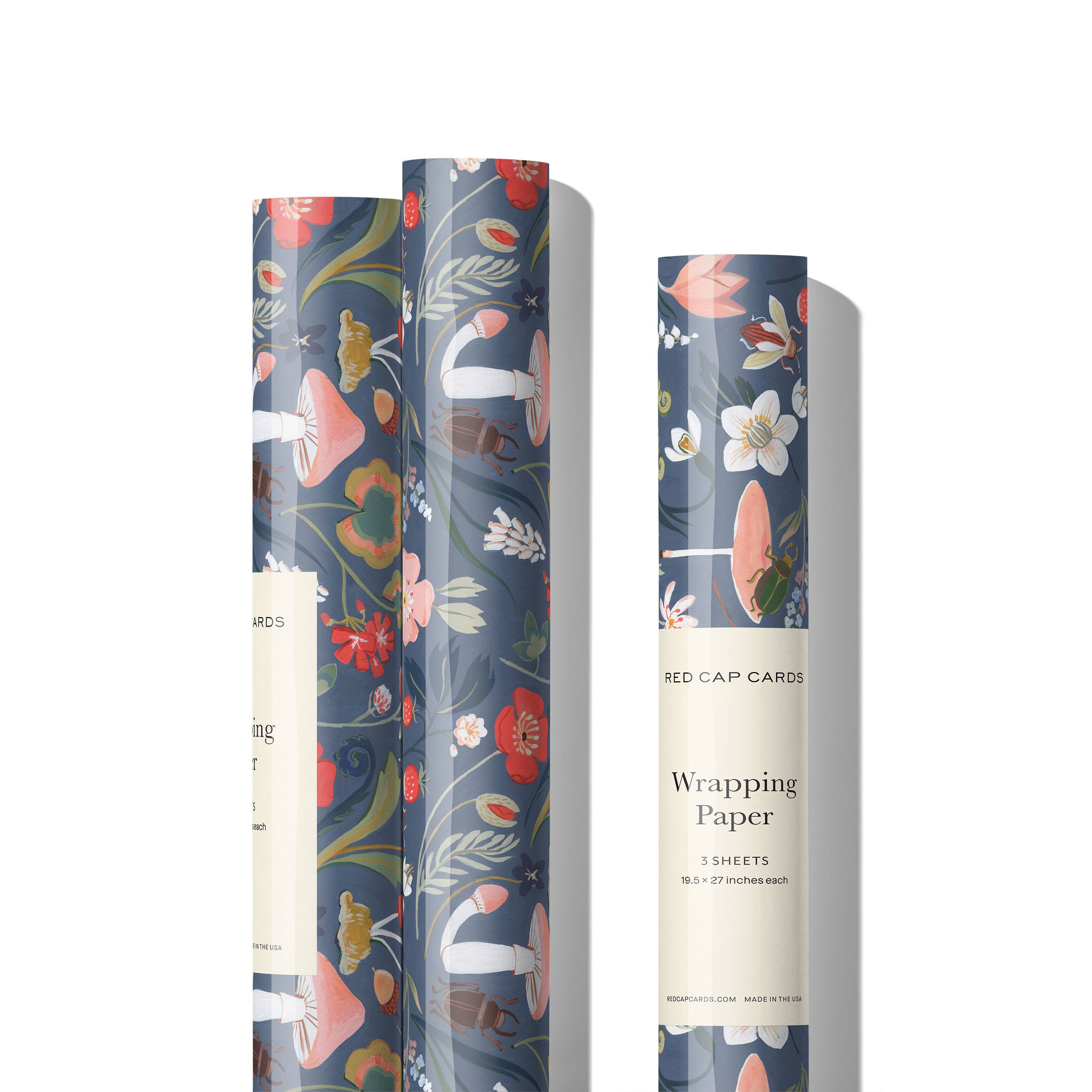 Forest Blue Wrapping Paper