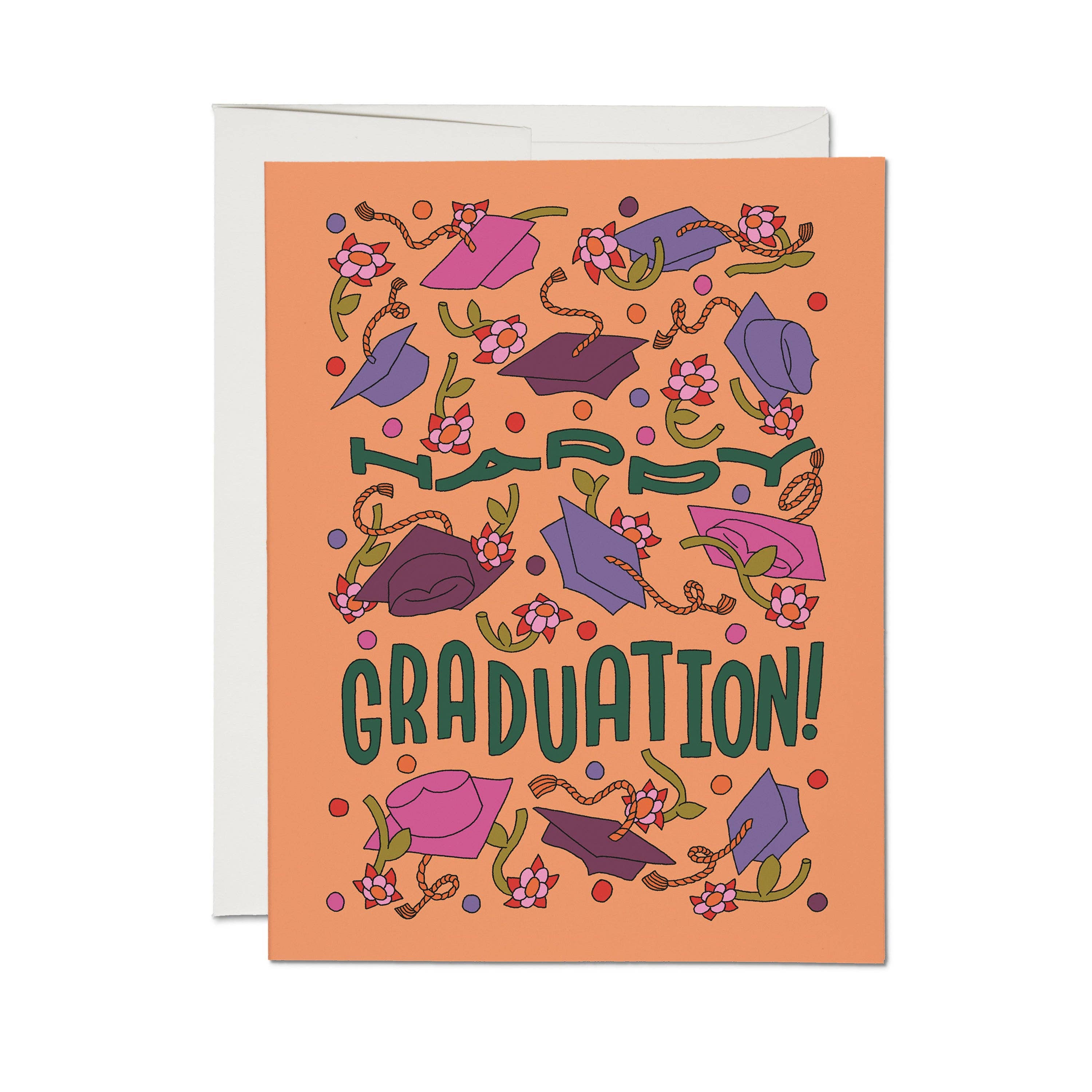 Cap Toss Graduation Card