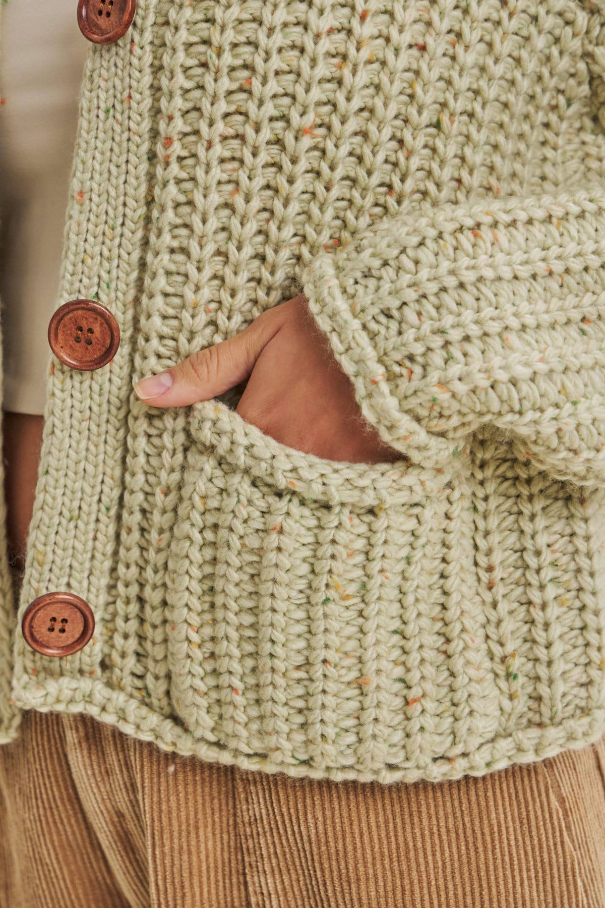 Speckled Apple Cardigan