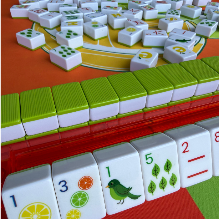 Mahjong Studios ā American Mahjong Tiles - Lemon Lime Green Back