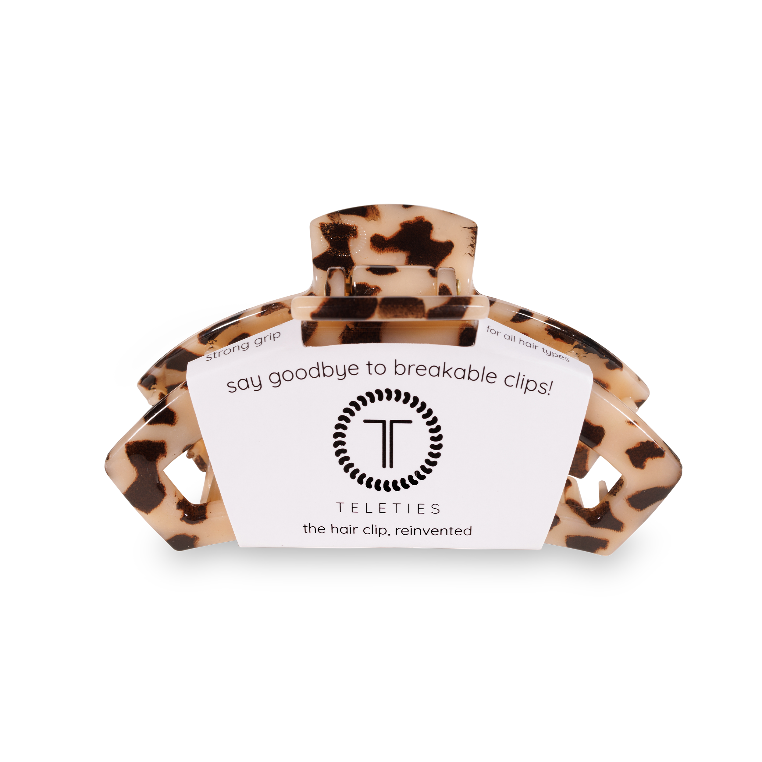 Blonde Tortoise Open Hair Clip