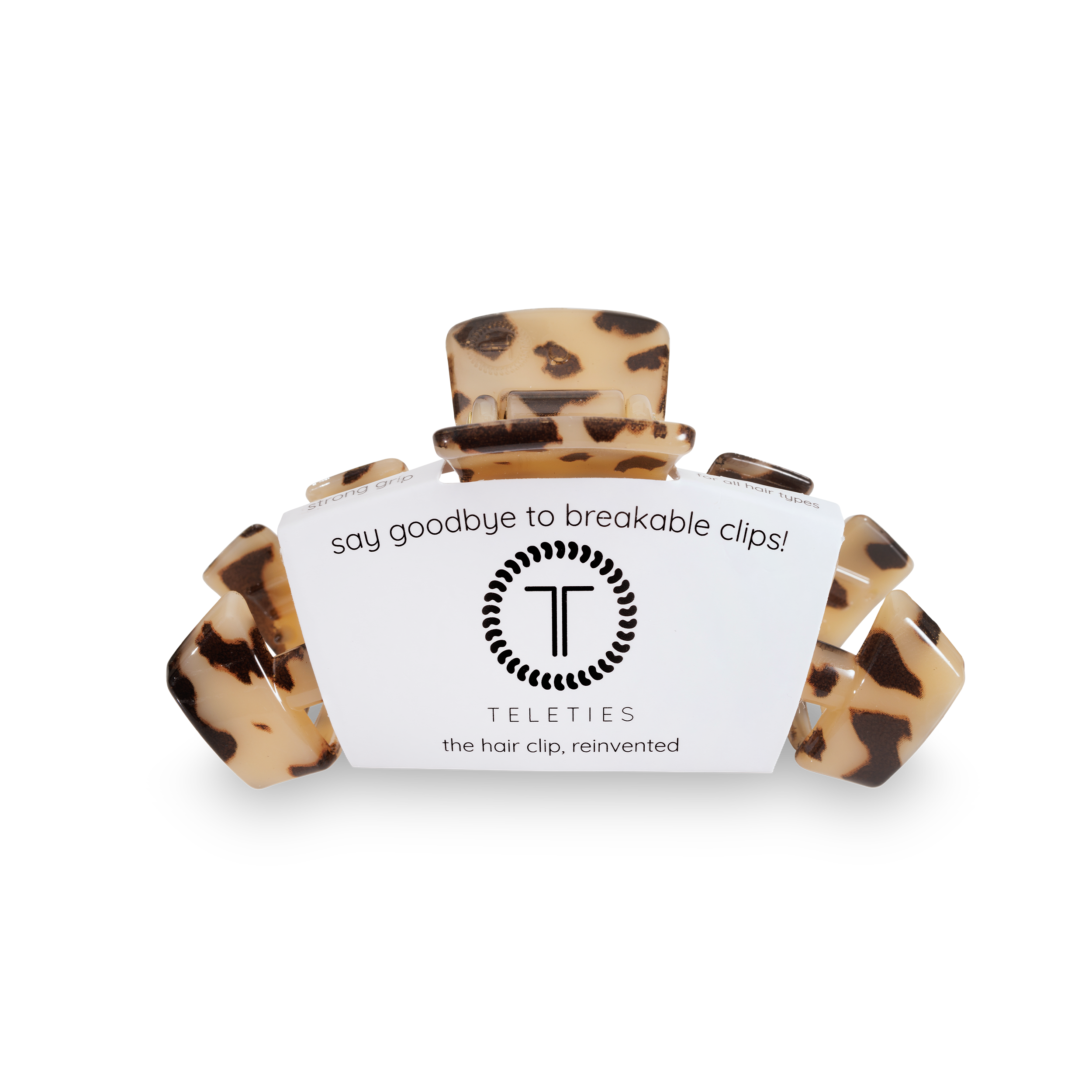 Blonde Tortoise Medium Clip