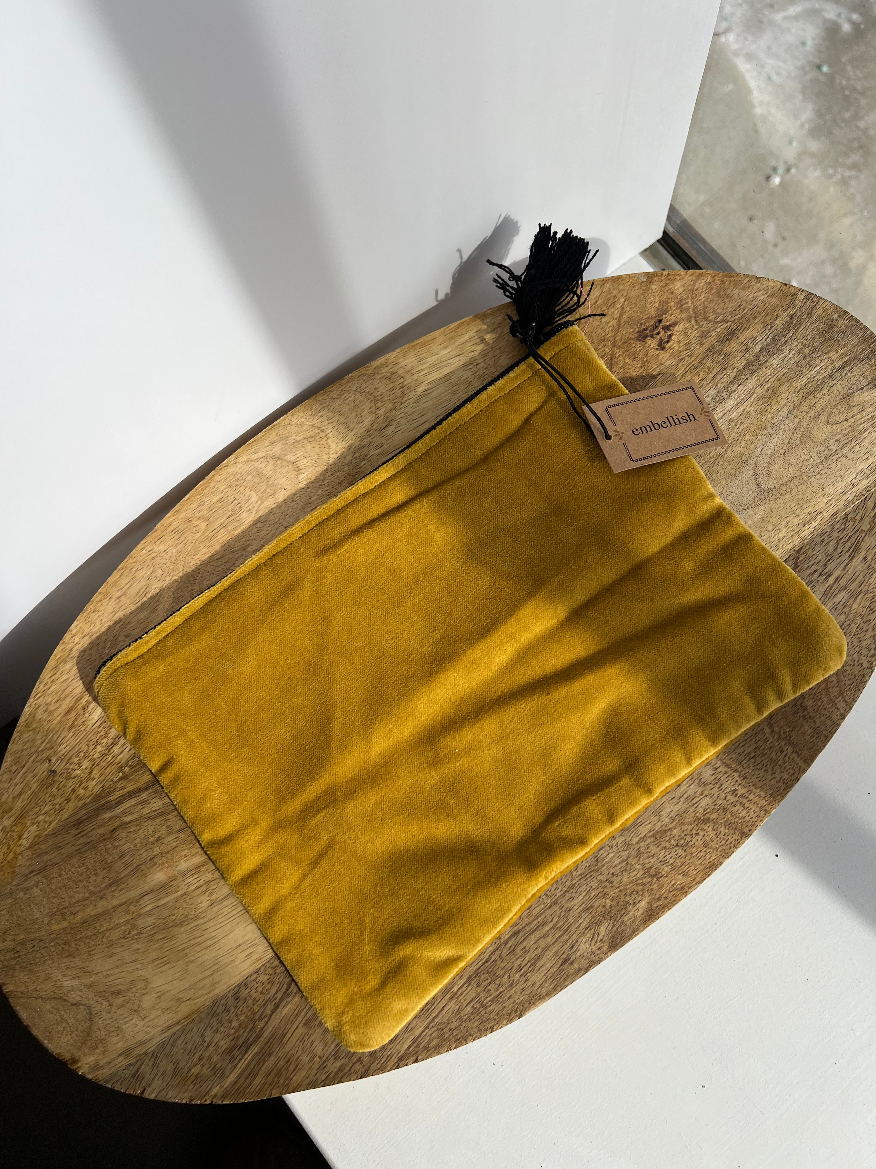 Velvet Tassel Pouch