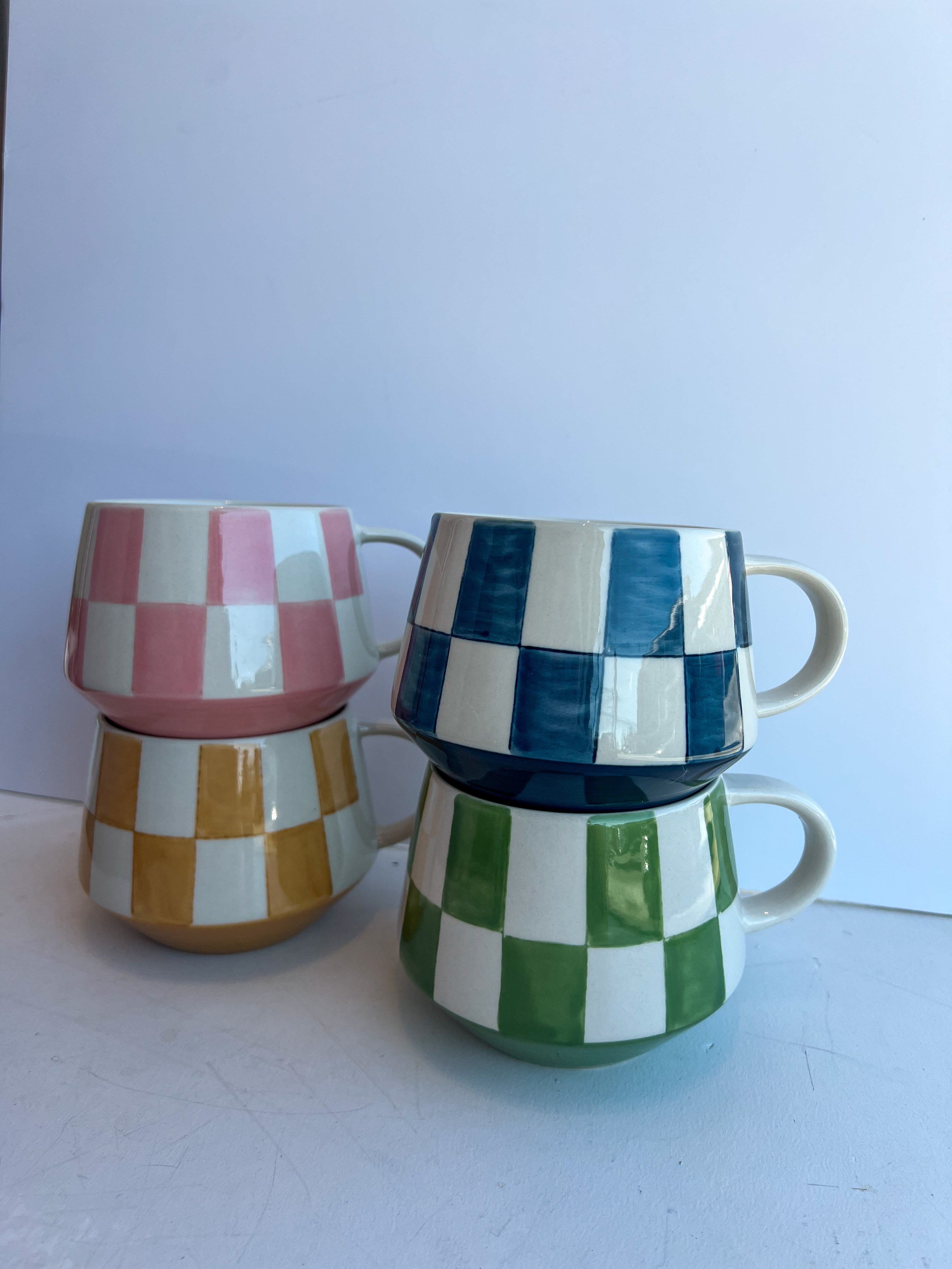 Color Pop Check Mug