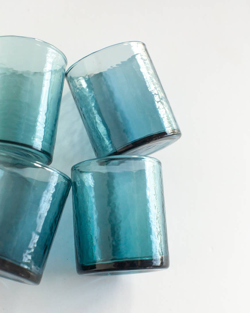 The Hammered Heirloom Glass