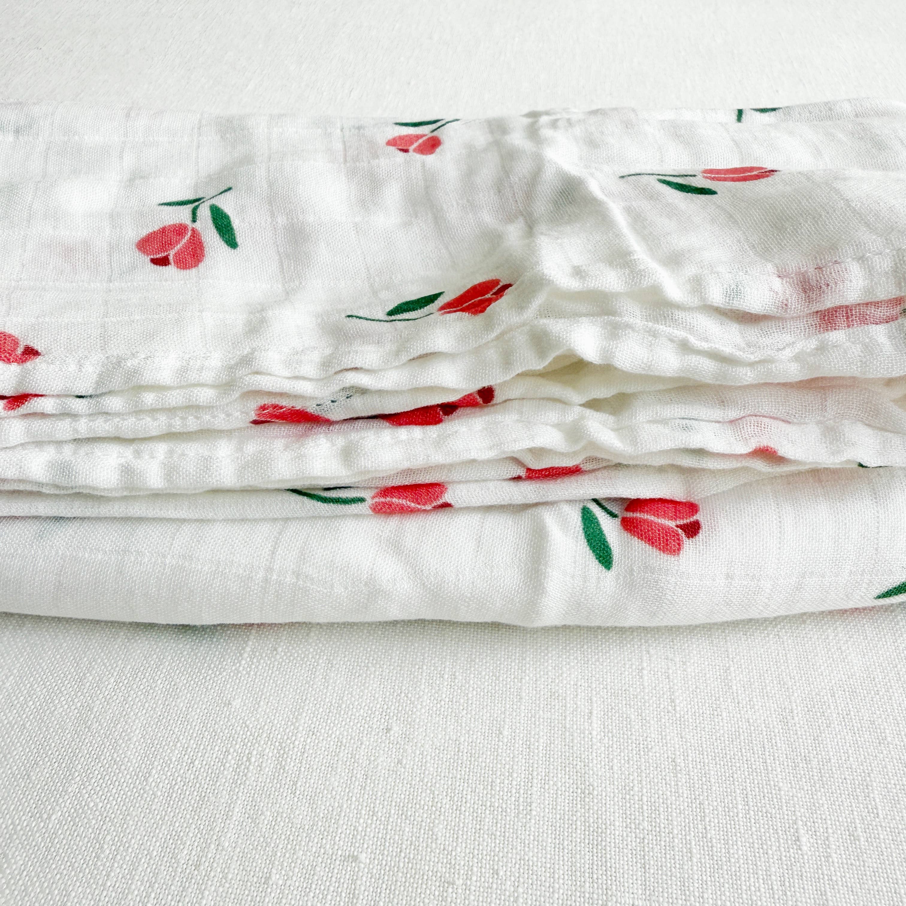 Tulip Bamboo Muslin Swaddle Blanket