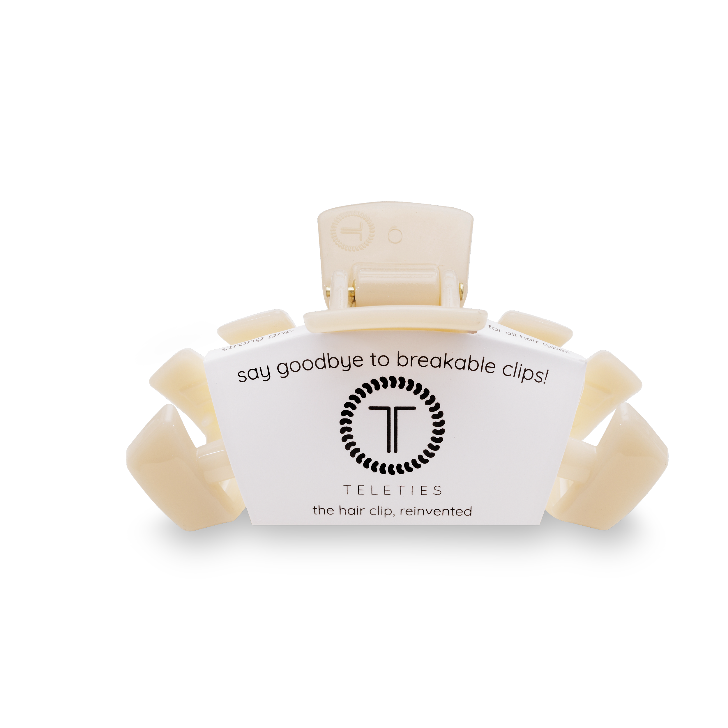 Almond Beige Medium Clip