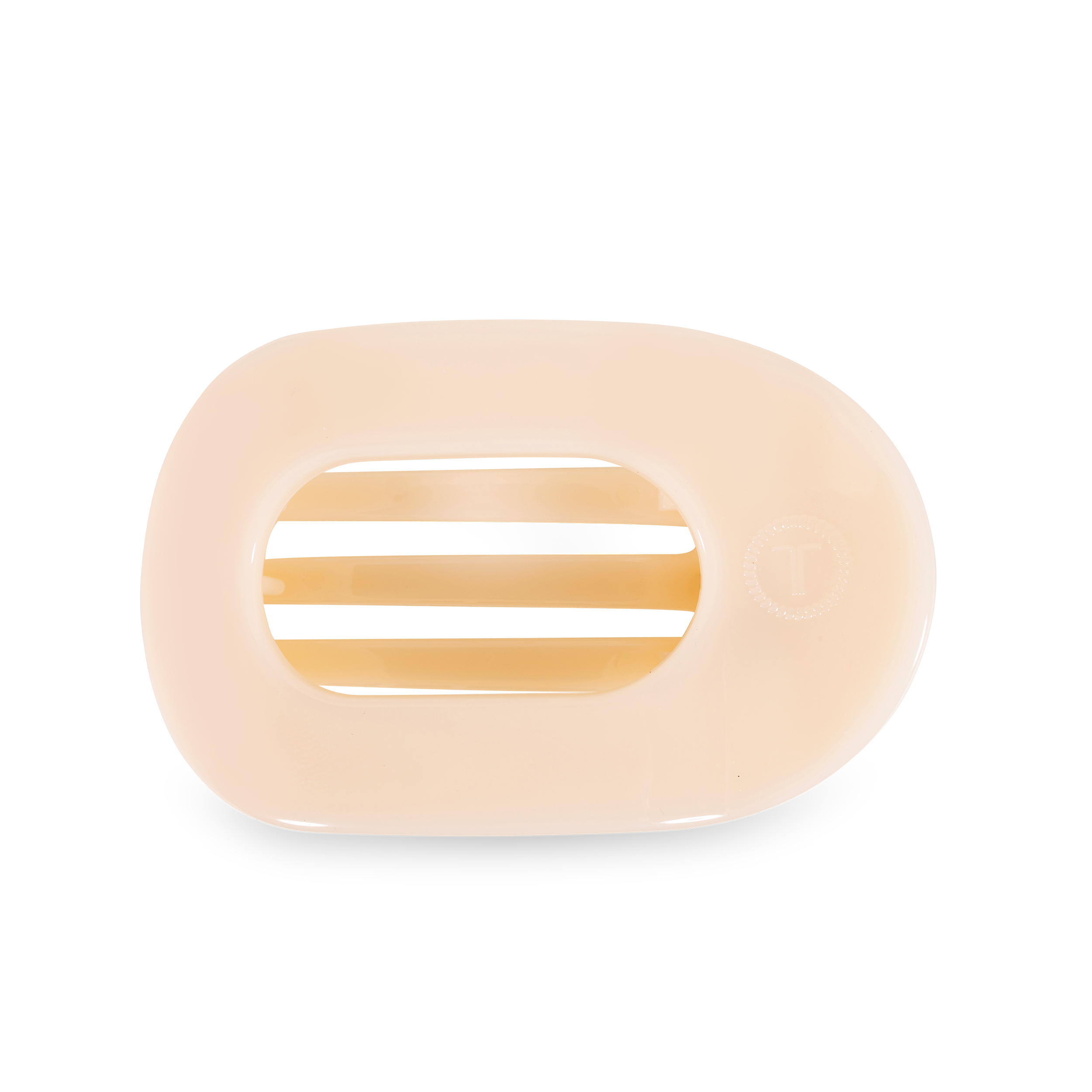 Almond Round Flat Hair Clip