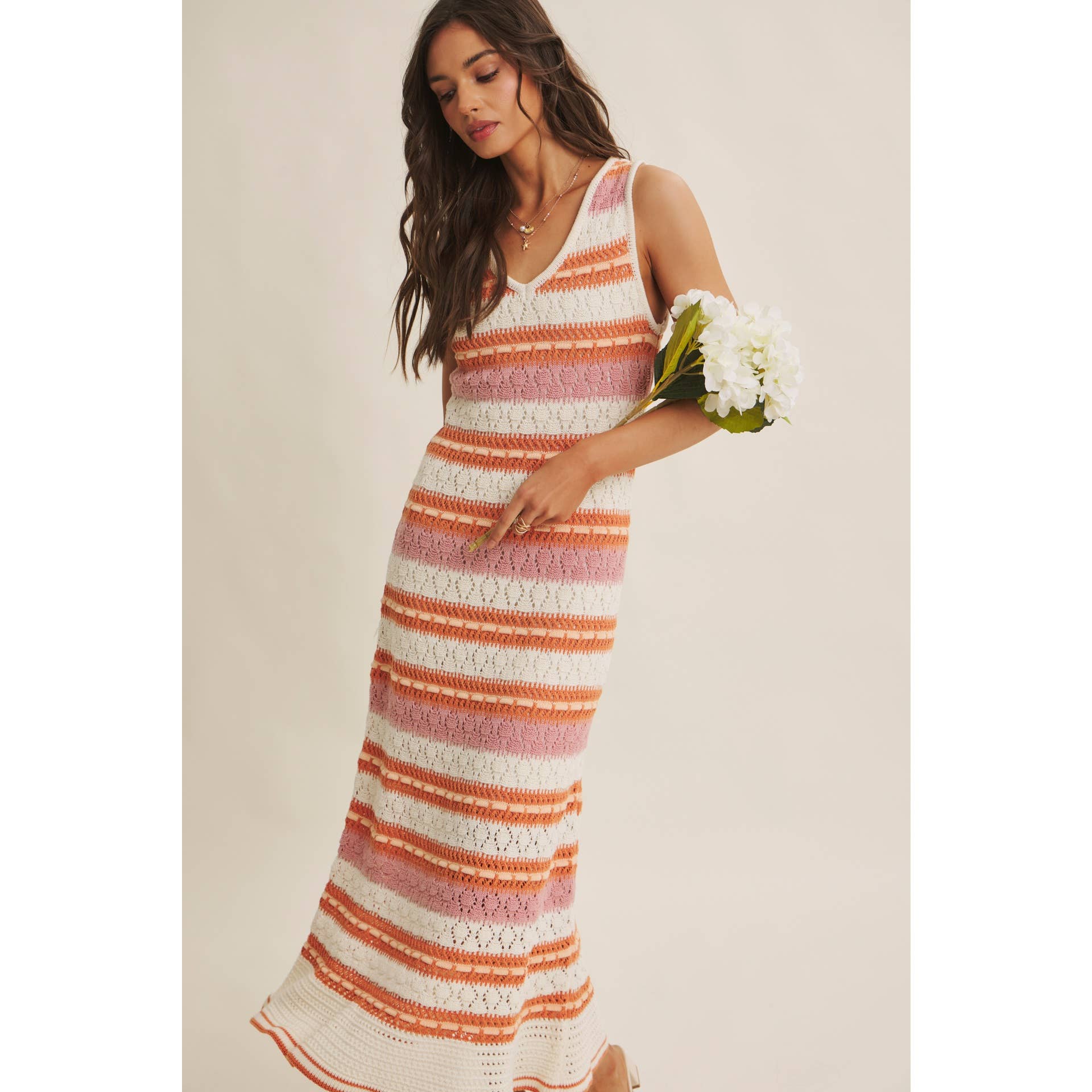 Crochet Midi Dress