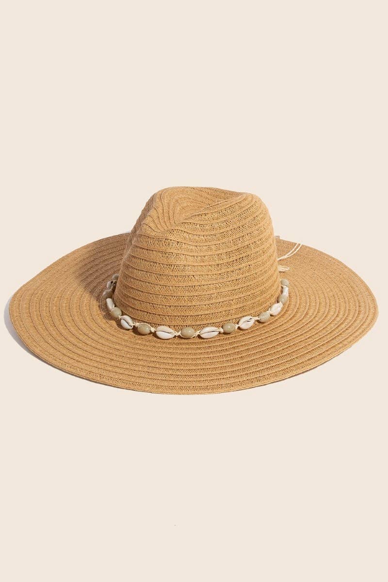Sea Shell Straw Hat