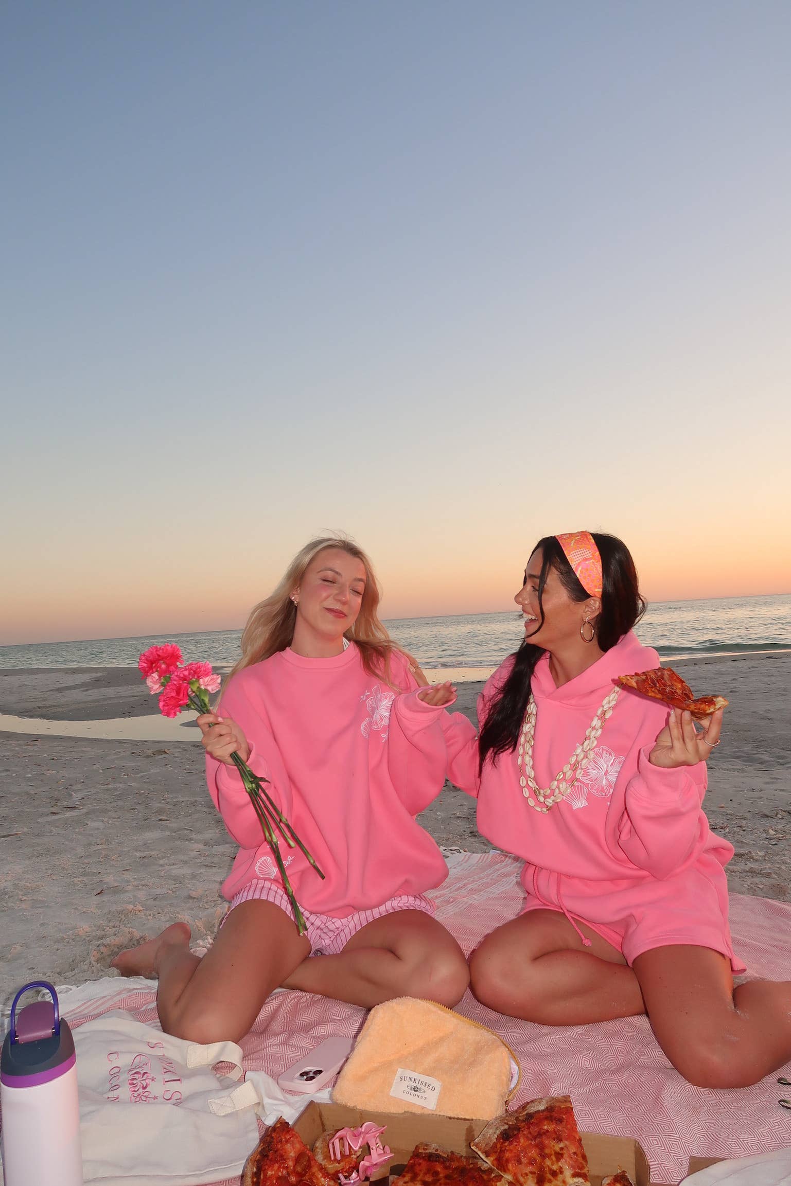 Hibiscus Tropical Embroider Sweatshirt