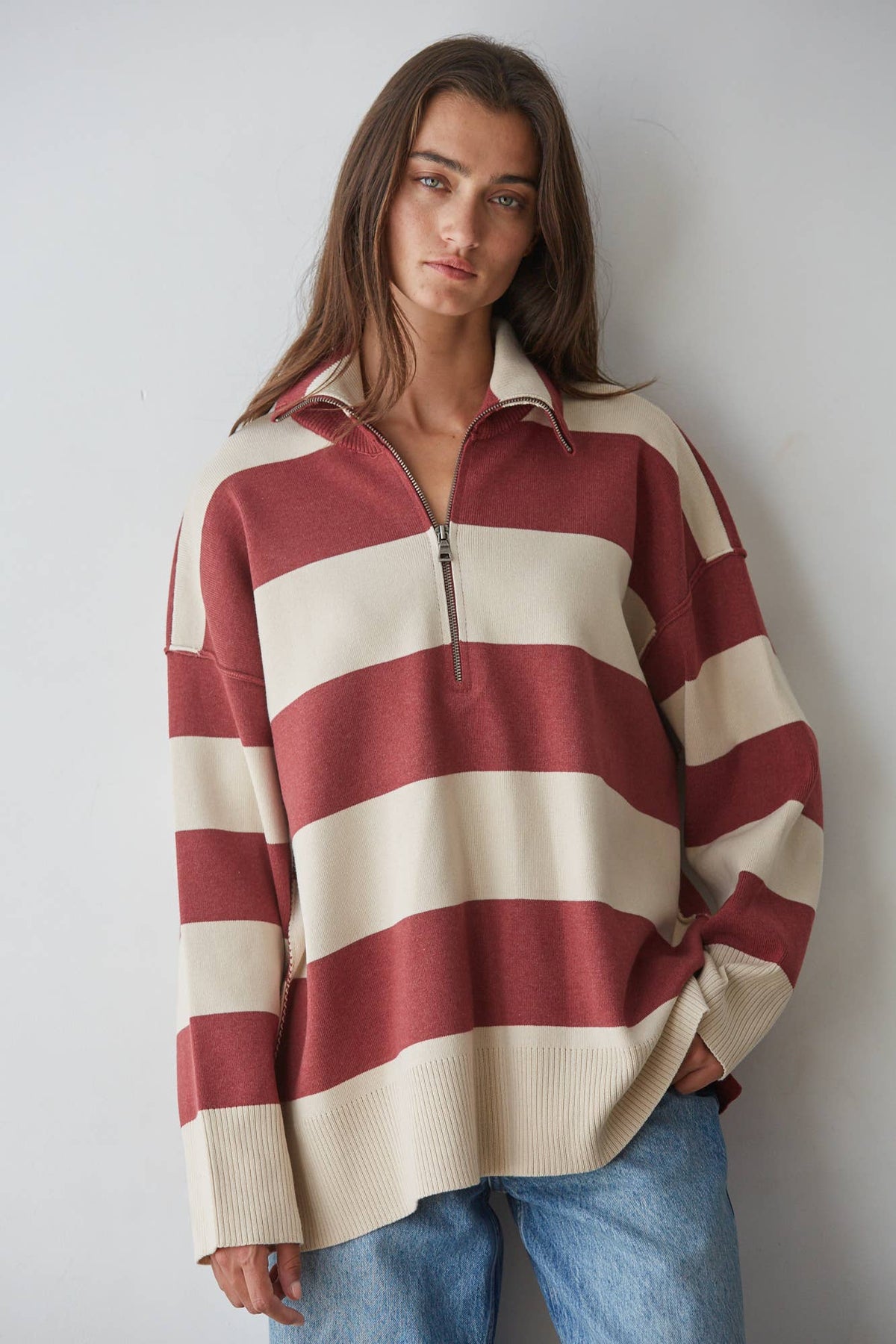 Tatyana Turtleneck Zip