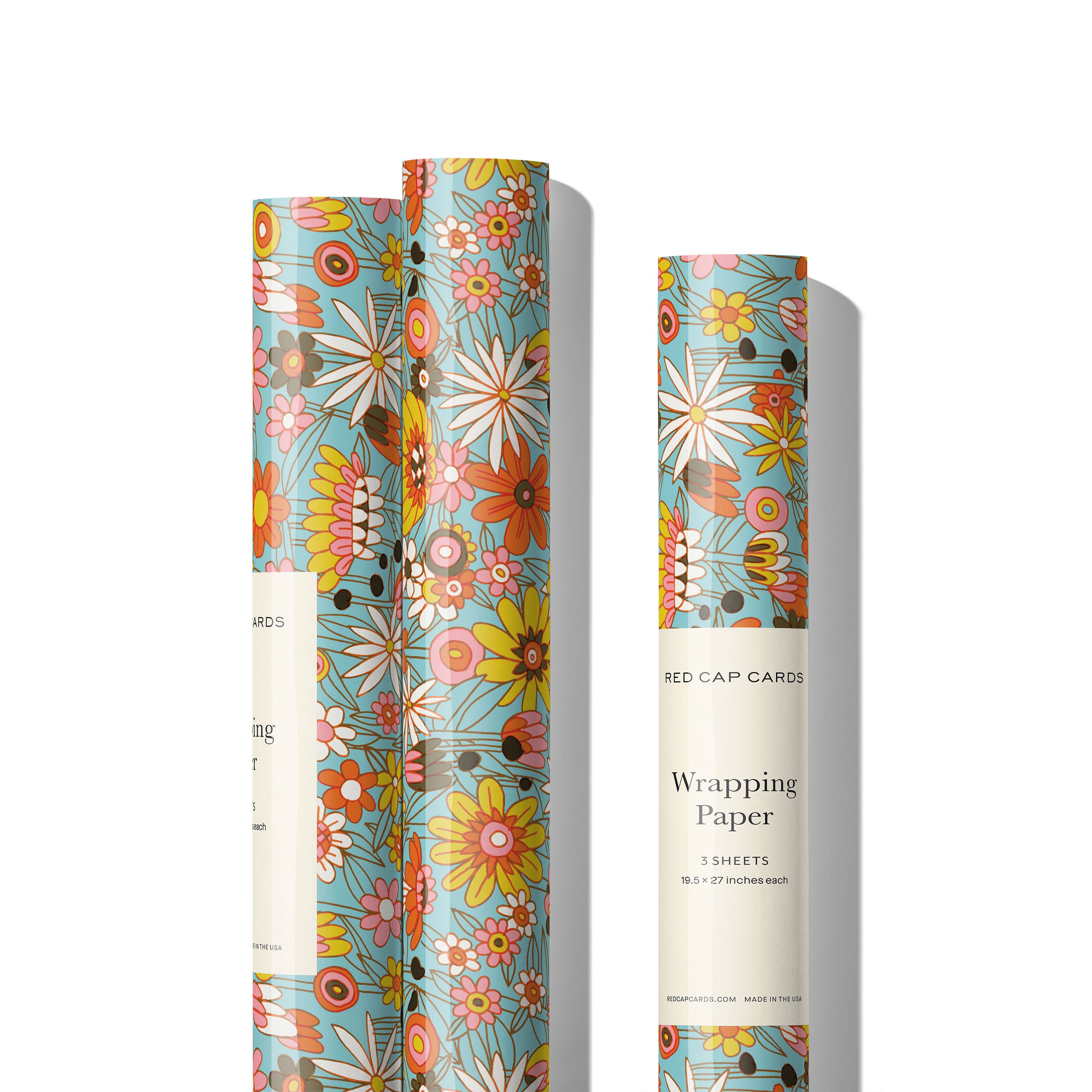 Groovy Bloom Wrapping Paper