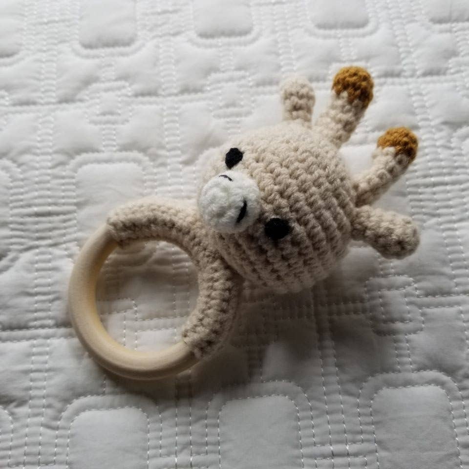 Deer Crochet Rattle