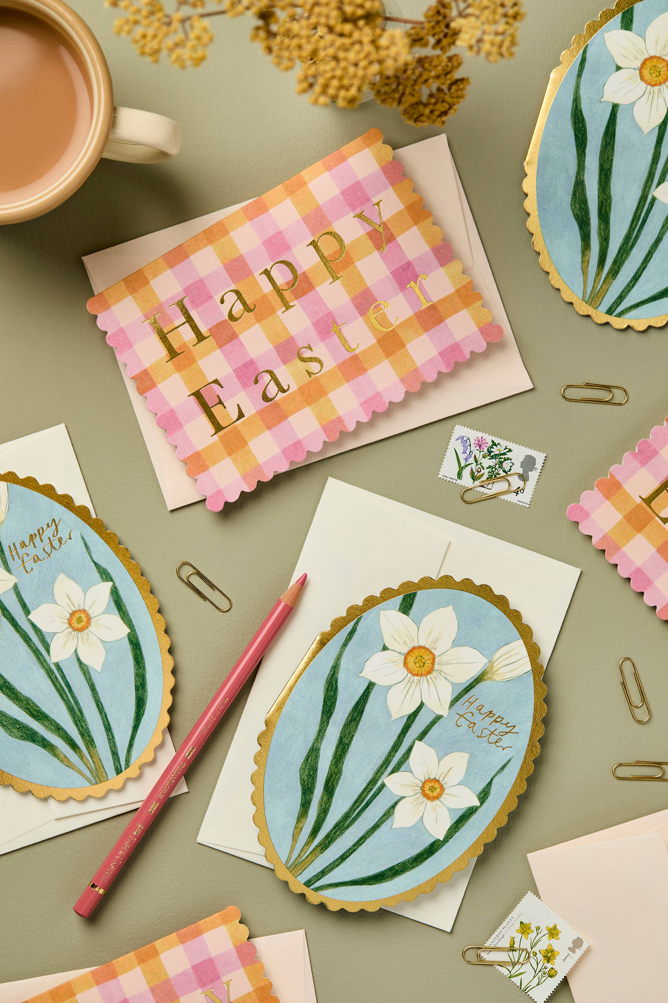 Candy Gingham Easter Card