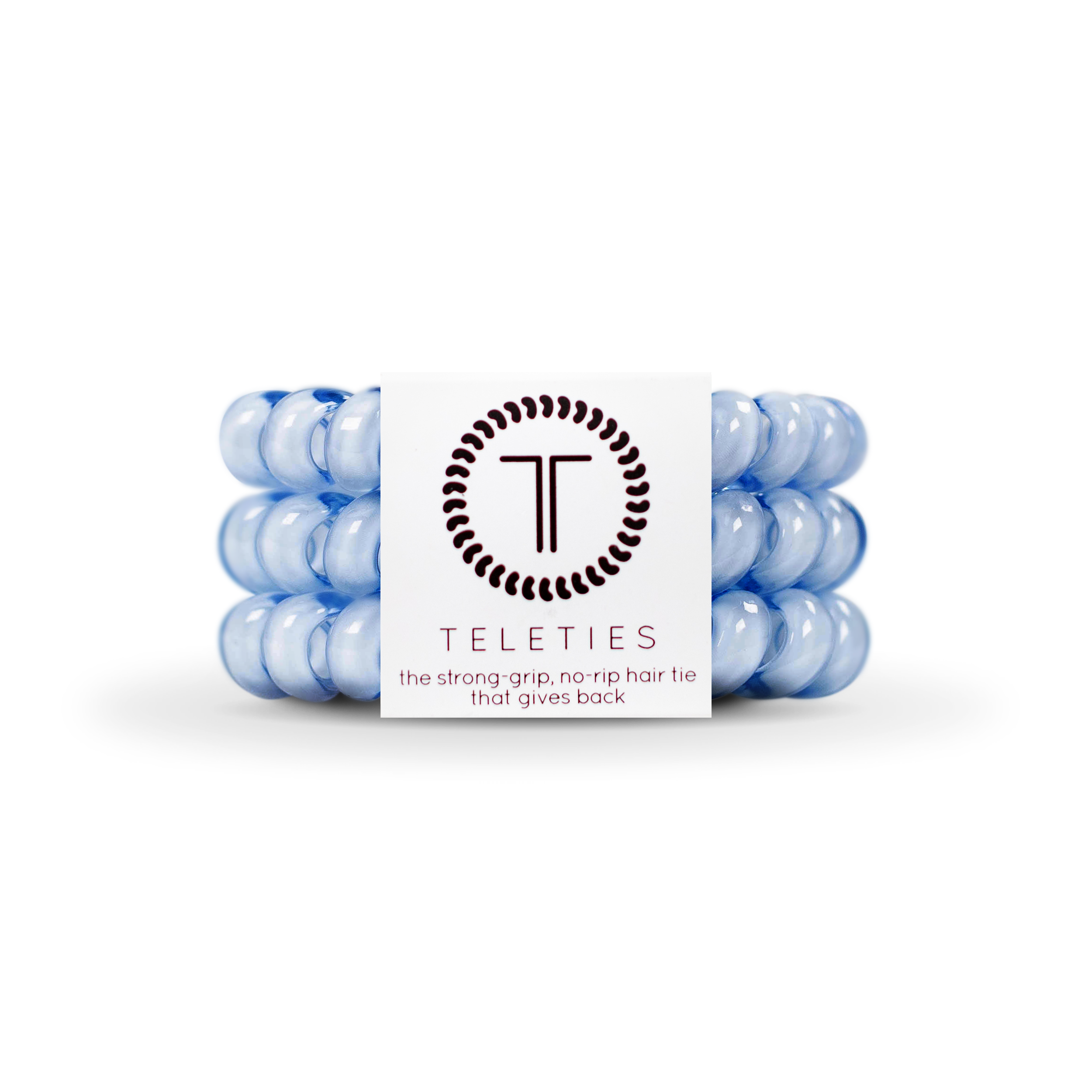 Washed Denim Large Hair Ties
