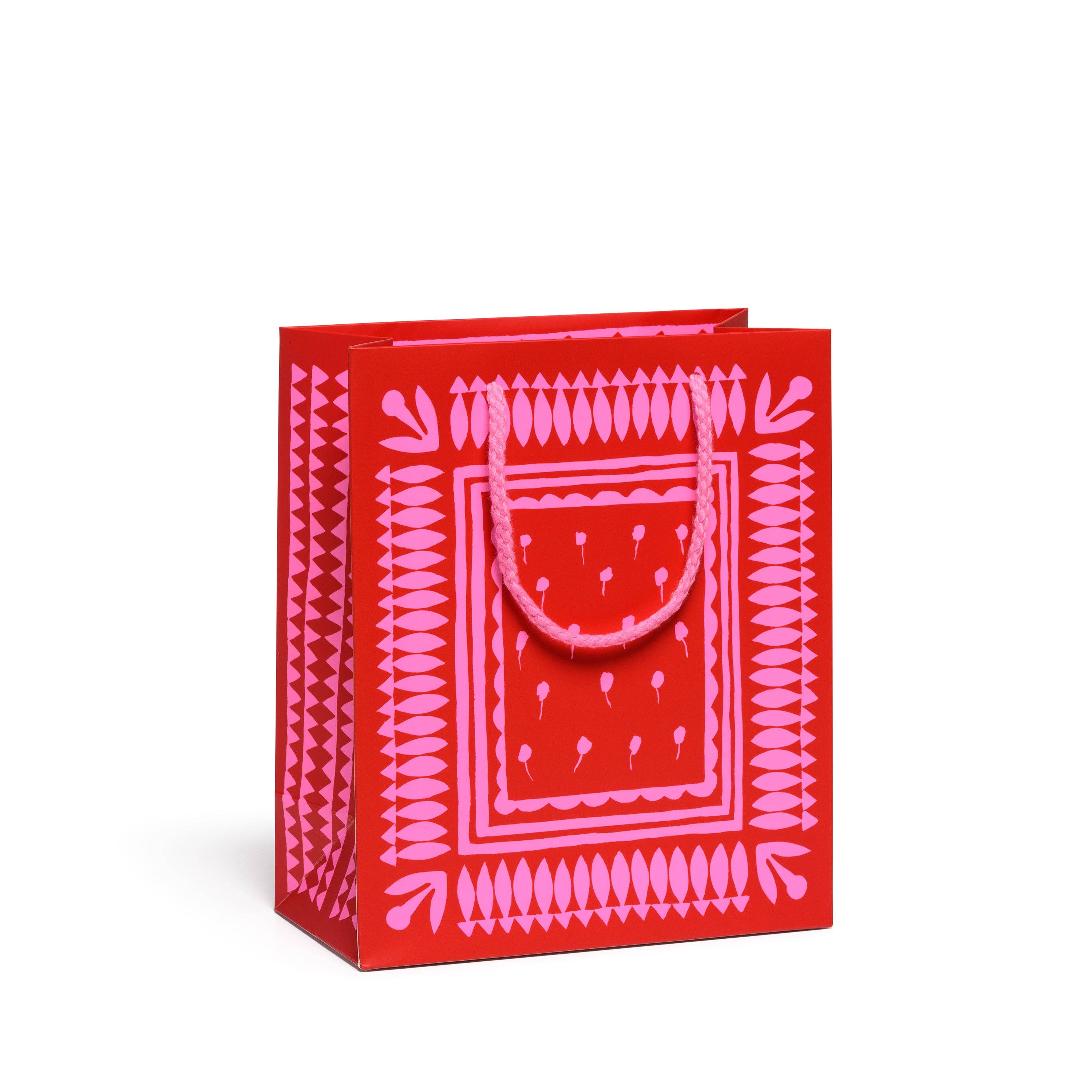 Pink Geometric Gift Bag
