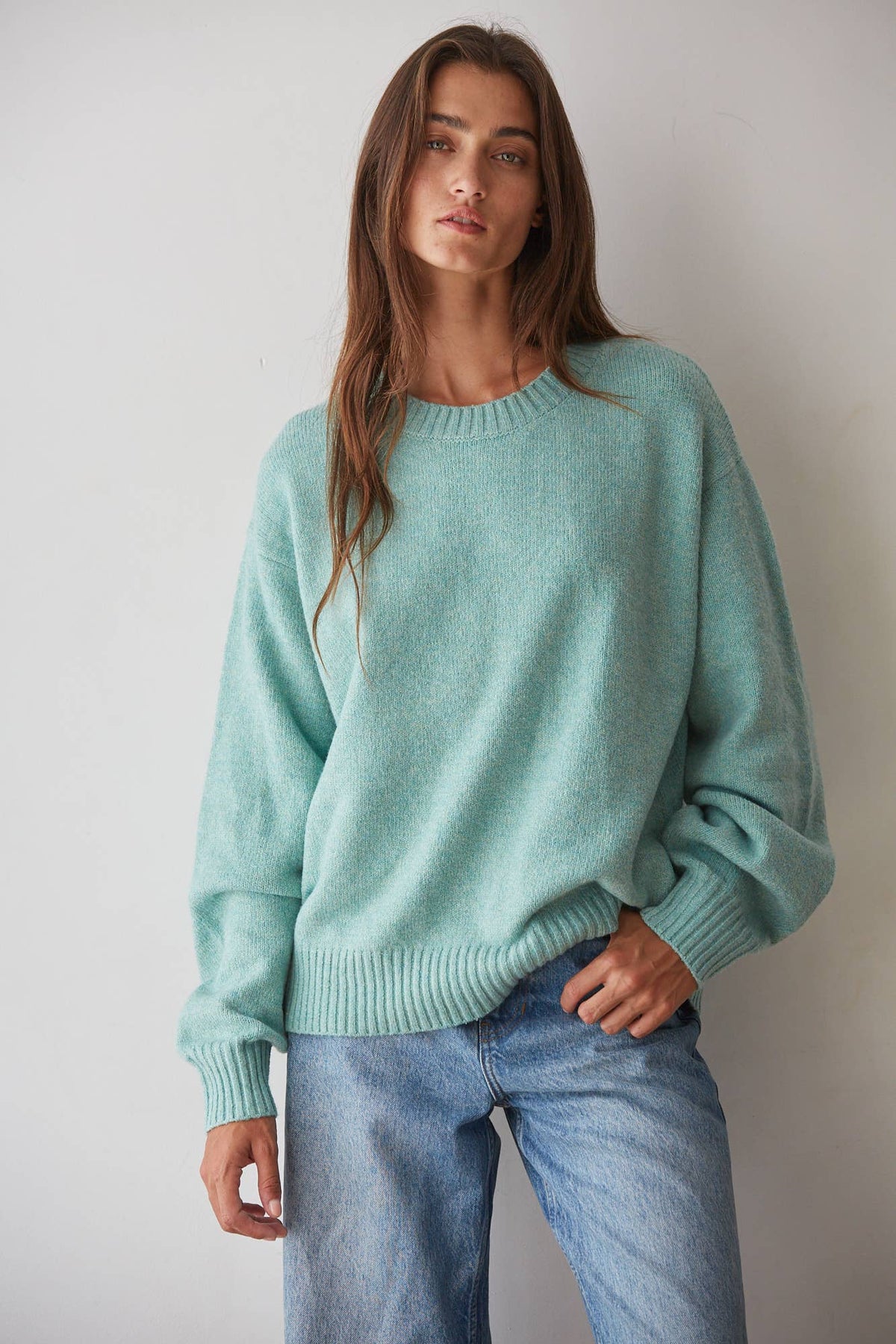 Minty Crewneck