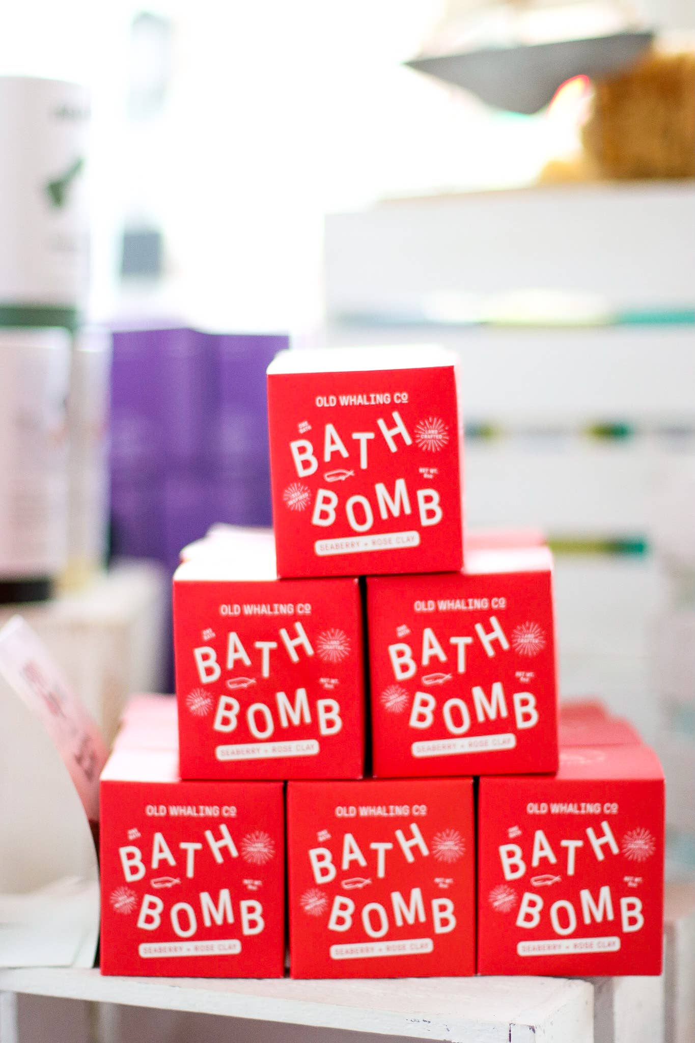 Seaberry &amp; Rose Clay Bath Bomb