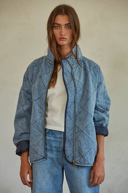 Mikey Woven Denim Jacket