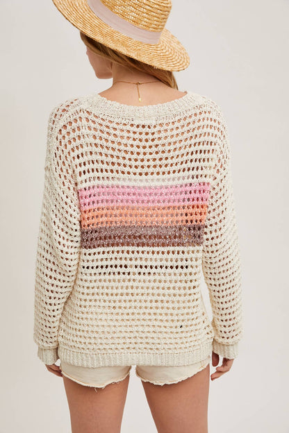 Sunset Crochet Sweater