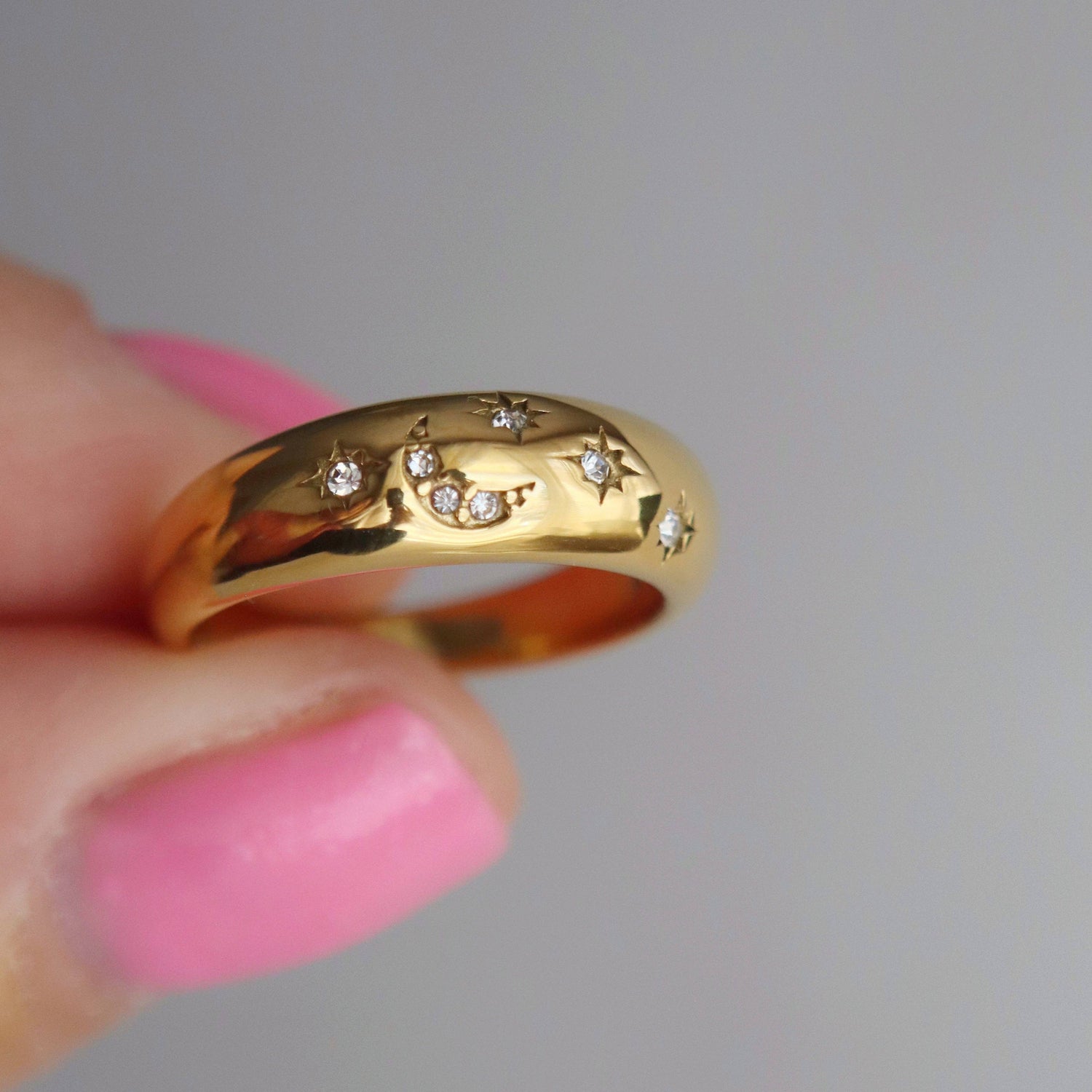 Stars and Moon Ring | Everyday Ring