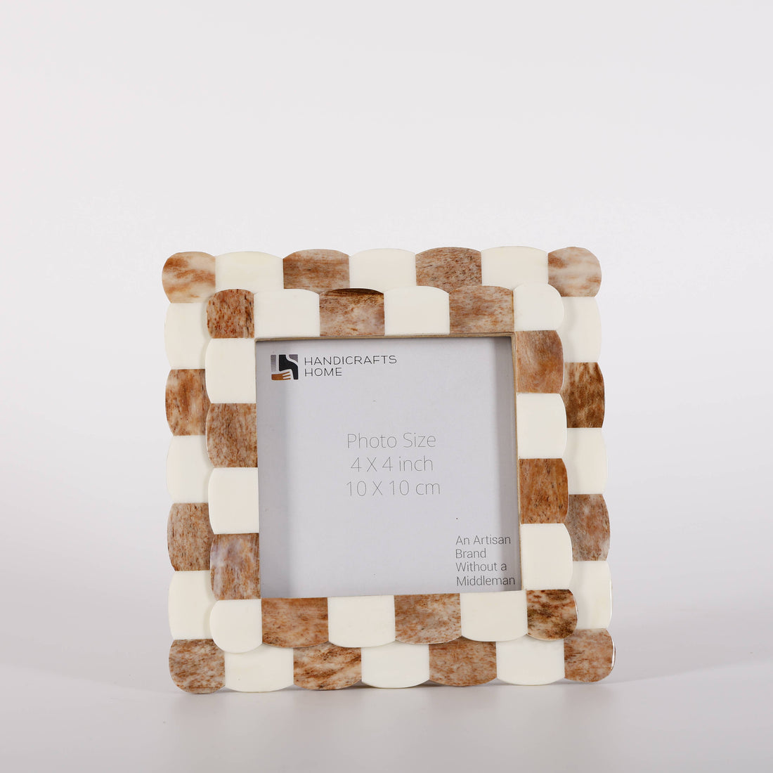Brown Scallop Picture Frame