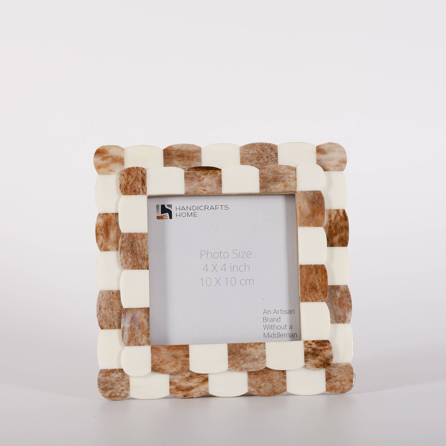 Brown Scallop Picture Frame