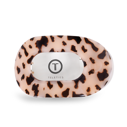 Blonde Tortoise Round Flat Hair Clip